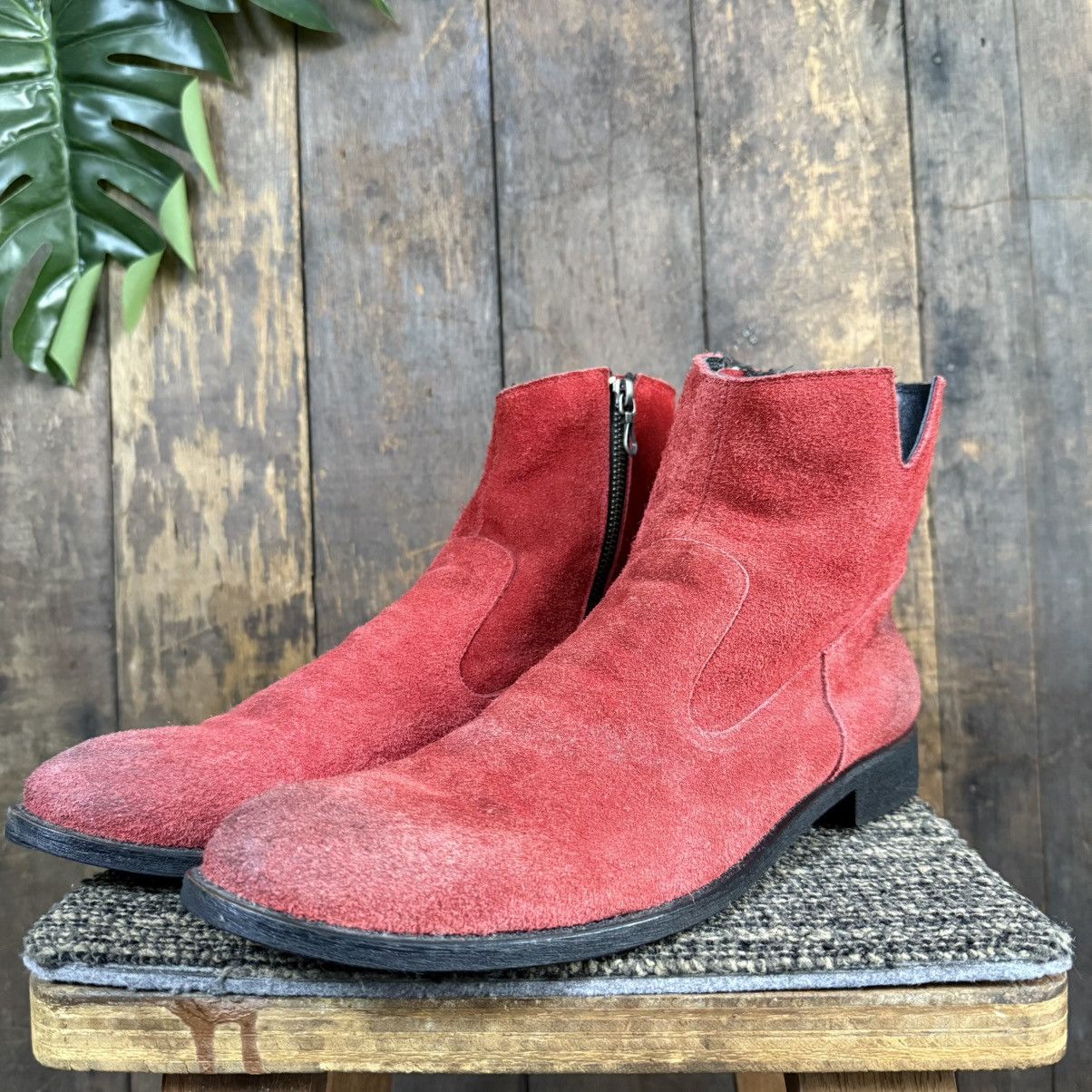 GOSTAR DE FUGA Vintage Gostar De Fuga Punk Red Boots Size US 8.5 / EU 41-42 - 1 Thumbnail