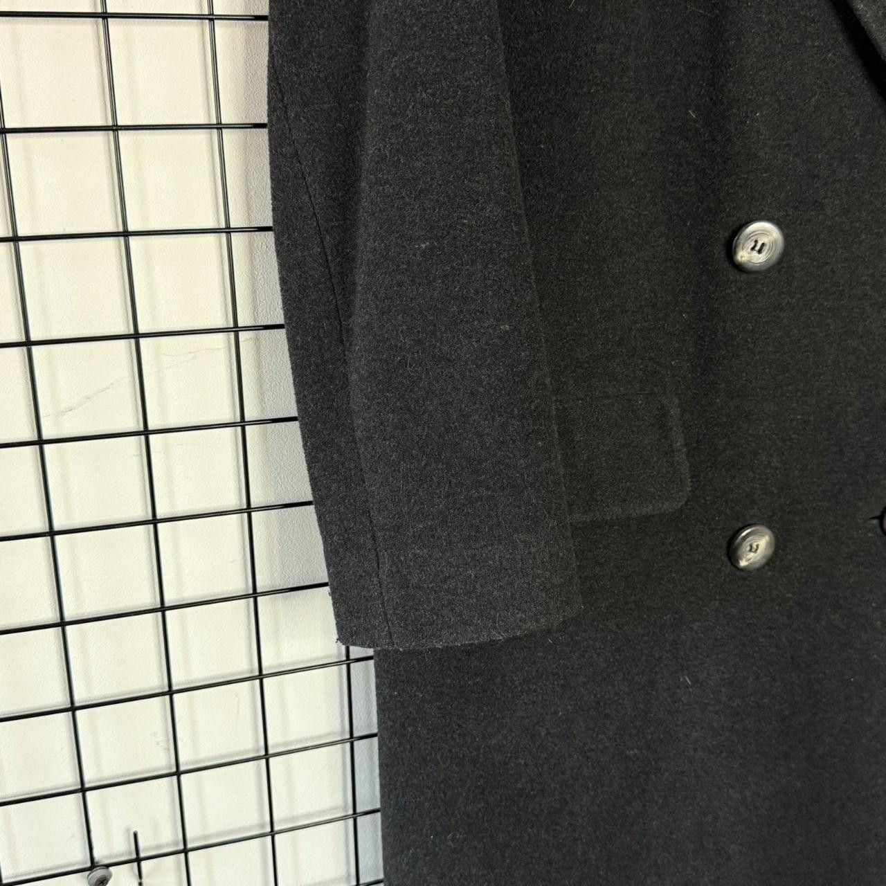 Vintage Vintage 90s Double Breasted Wool Coat Grey Size US S / EU 44-46 / 1 - 4 Thumbnail