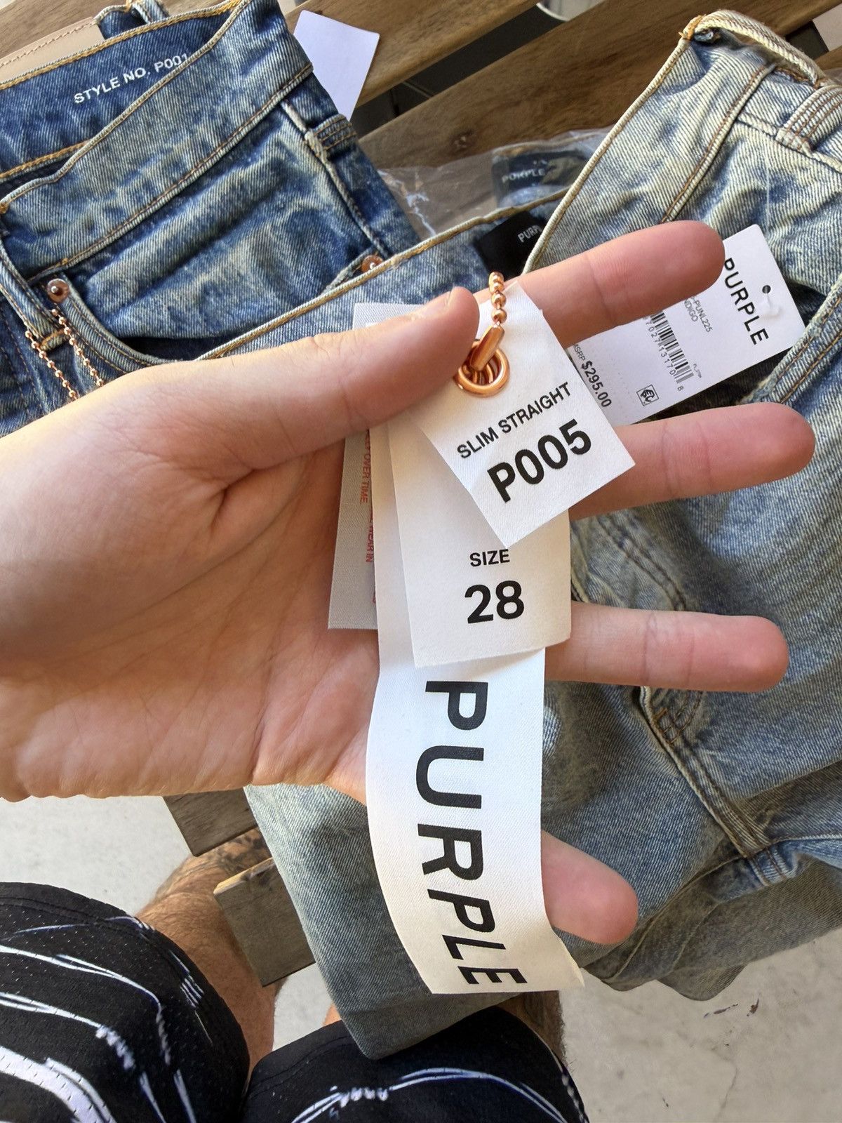 Purple Brand Purple Brand P005 Polished Pumice Denim Jeans Blue Size 28 Size US 28 / EU 44 - 8 Thumbnail