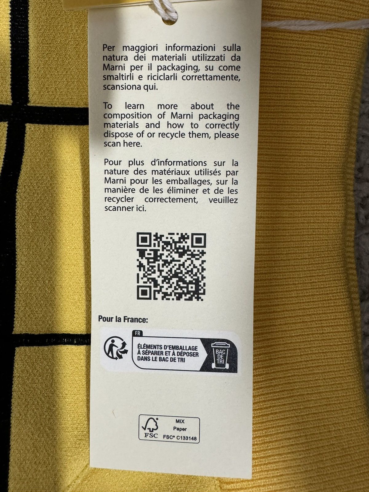 Marni Marni Yellow Grid Pants NWT Size 58 (42 US) FW Runway Size US 42 / EU 58 - 17 Thumbnail