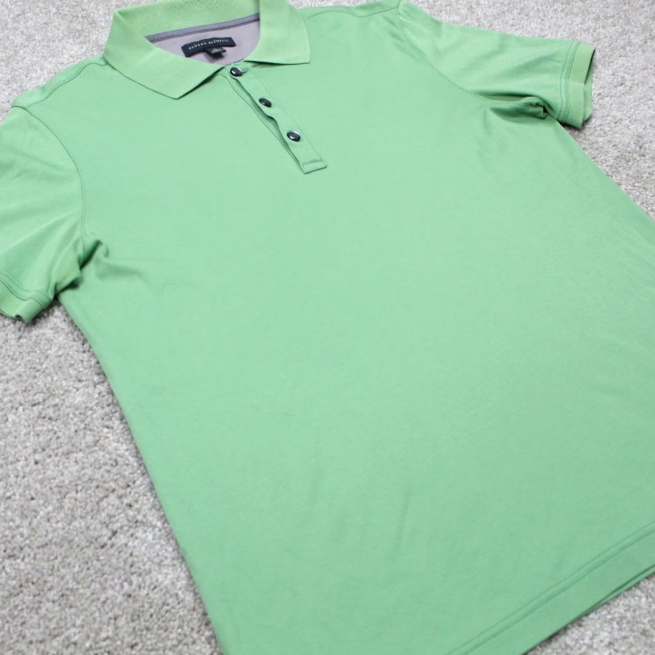 Banana Republic Banana Republic Polo Shirt Mens Medium Green 100% Cotton Short Sleeve Pullover Shirt Capable for Golf Casual Business Size US M / EU 48-50 / 2 - 5 Thumbnail