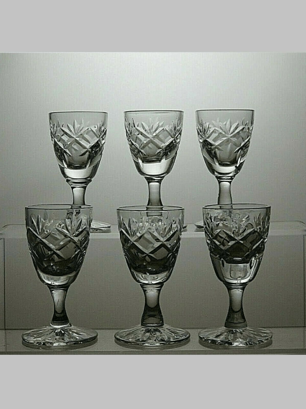 Other 6 xRoyal Doulton Crystal Prince Charles Cut Liqueur Glasses Size ONE SIZE - 1 Thumbnail