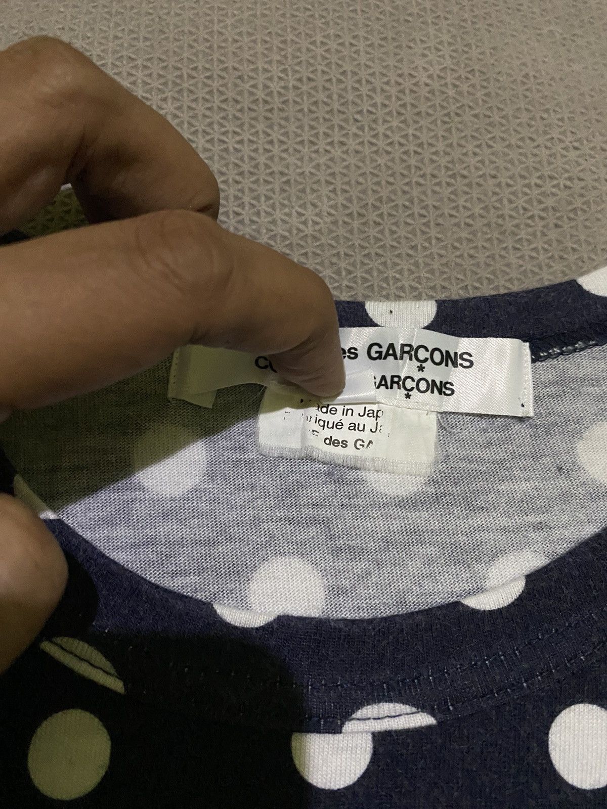 Comme des Garcons × Japanese Brand × Rei Kawakubo Comme des Garcons polka dot shirt Size M / US 6-8 / IT 42-44 - 6 Thumbnail