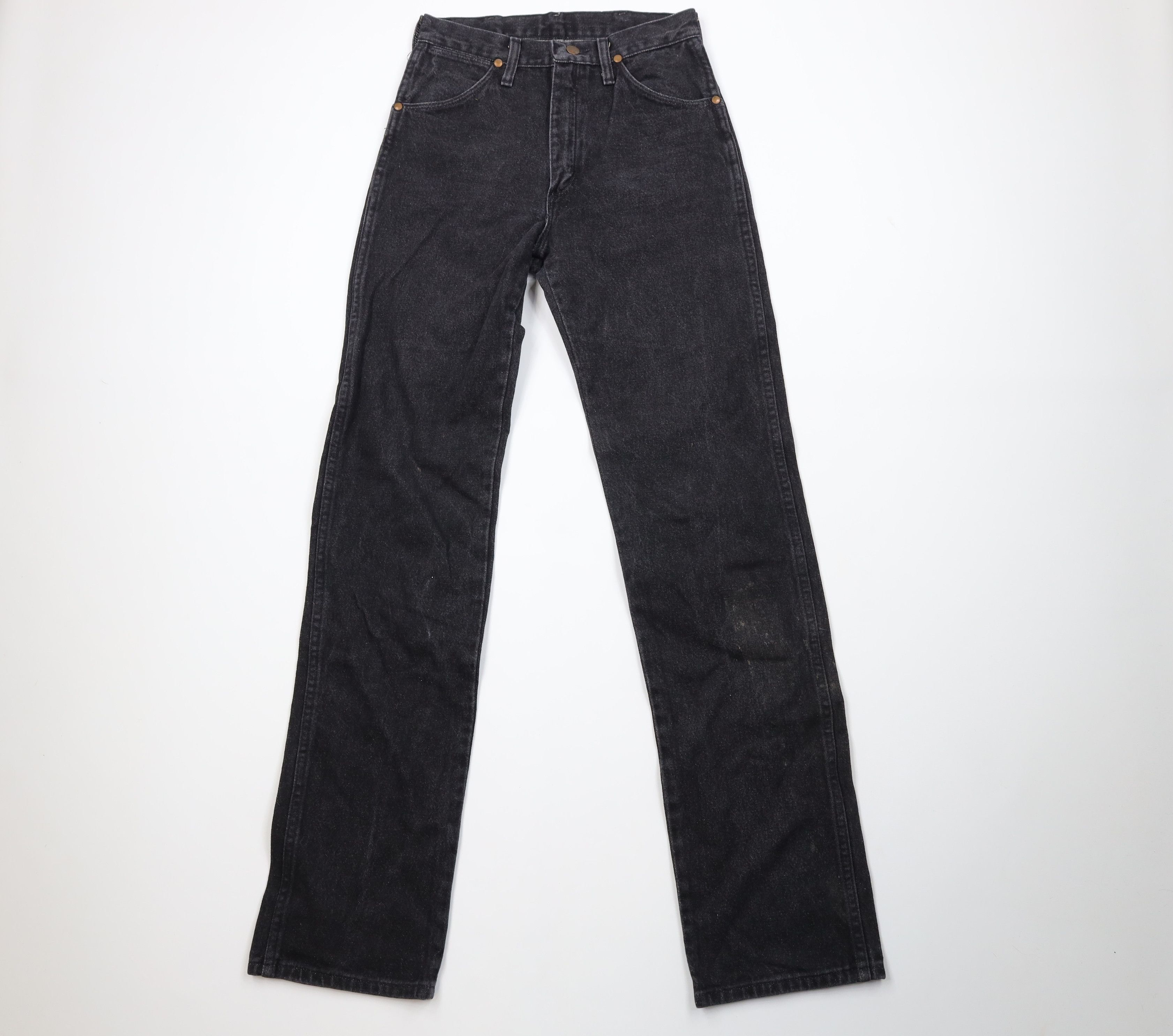 Wrangler Vintage 80s 90s Wrangler Straight Leg Jeans Black USA Size US 28 / EU 44 - 1 Thumbnail