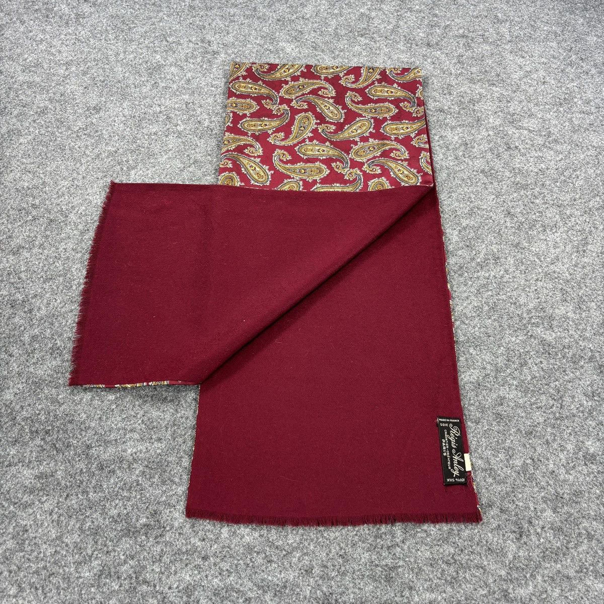 Vintage Paisleys Scarf # D797 # Muffler # Neckwear Size ONE SIZE - 6 Thumbnail