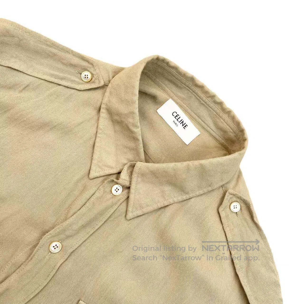 Celine Celine Single-breasted long-sleeved shirt| Size XS / US 0-2 / IT 36-38 - 3 Thumbnail
