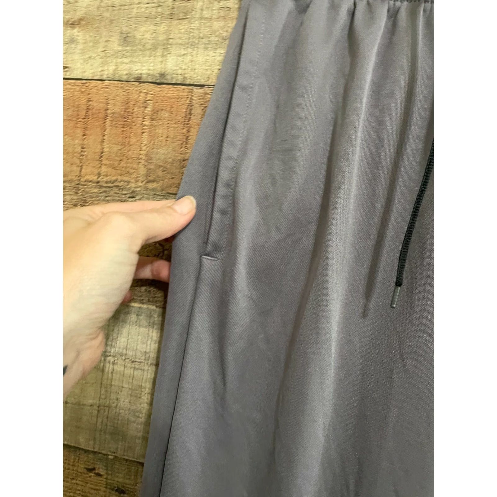 Nike Nike Dri-Fit Joggers Men Small Gray Nike Logo Black Size US 29 - 4 Thumbnail