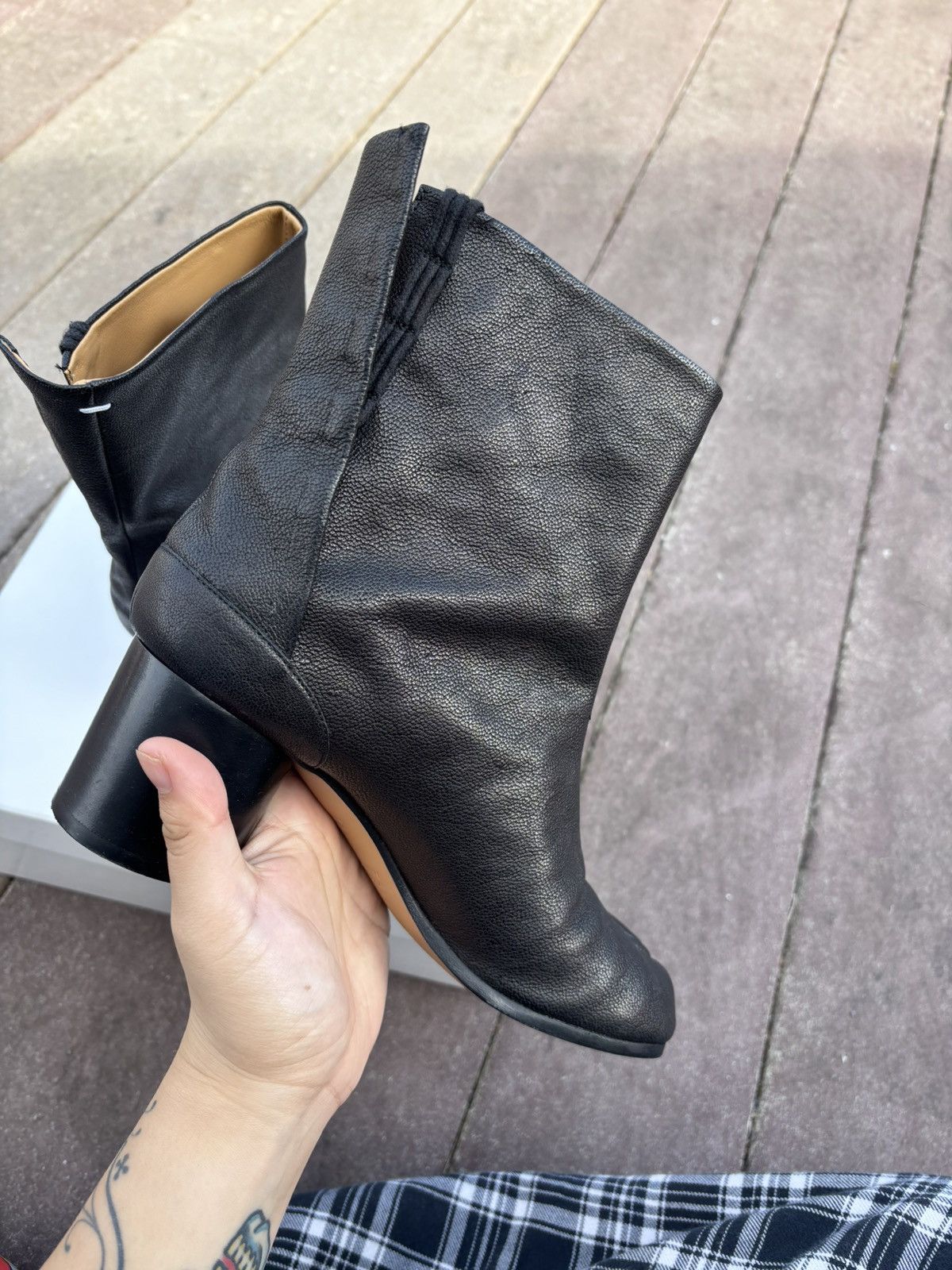 Maison Margiela Maison Margiela Camel Tabi Ankle Boots Size US 6 / IT 36 - 5 Thumbnail