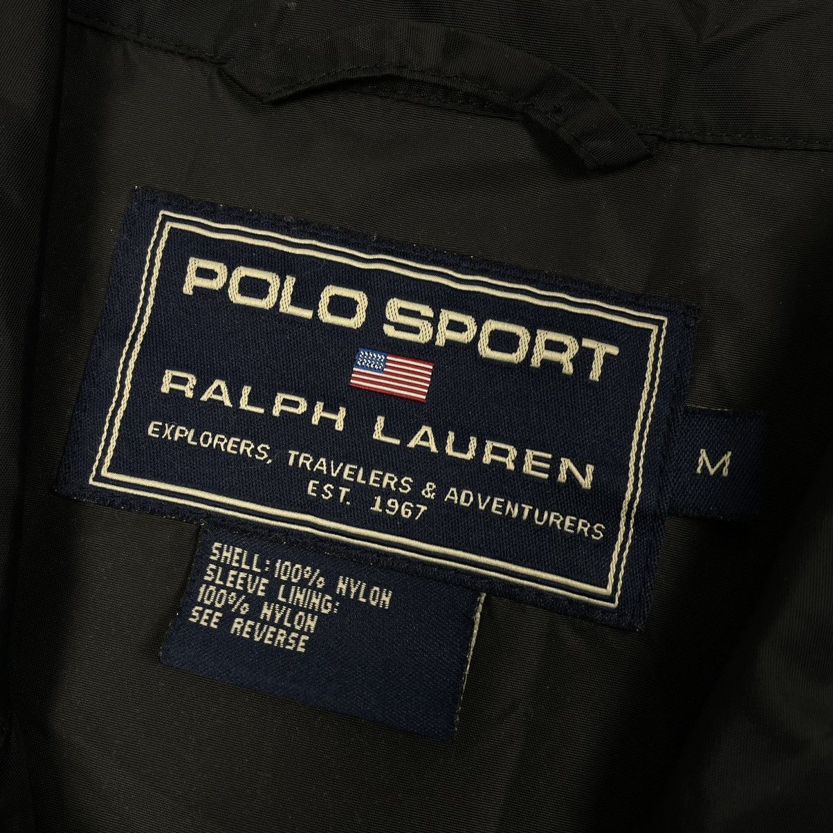 Polo Ralph Lauren × Vintage Vintage Polo Sport Ralph Lauren Packable Nylon Jacket Size US M / EU 48-50 / 2 - 11 Thumbnail