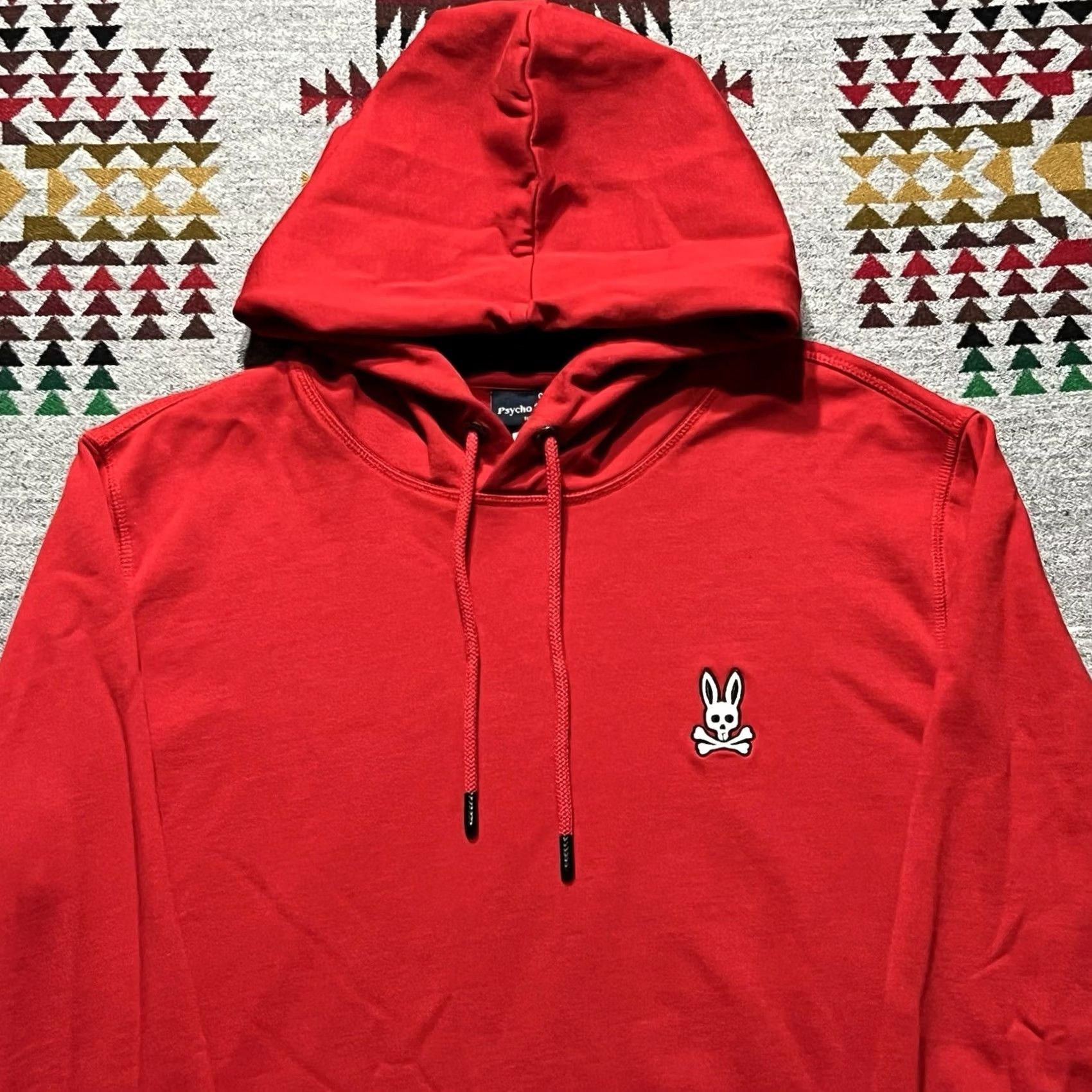 Psycho Bunny Psycho Bunny Hoodie Mens Medium Red Logo Pullover Sweatshirt Preppy B3 Size US M / EU 48-50 / 2 - 6 Thumbnail