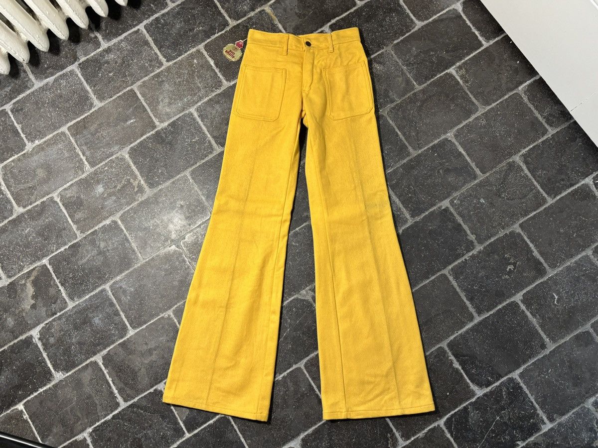 Wrangler 1970s Wrangler Blue Bell Bottoms True Vintage Wool Trouser Size 26" / US 2 / IT 38 - 20 Thumbnail