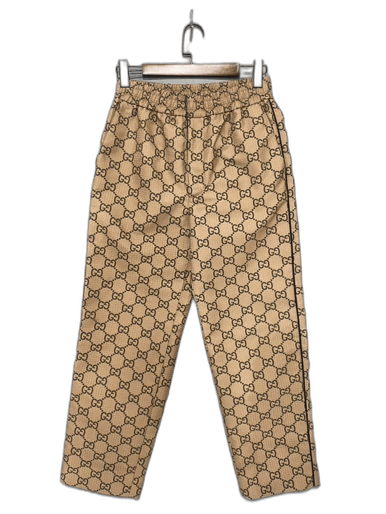 Gucci New Gucci Full Logo Embroidered Pants-yf Size US 44 / EU 60 - 1 Thumbnail