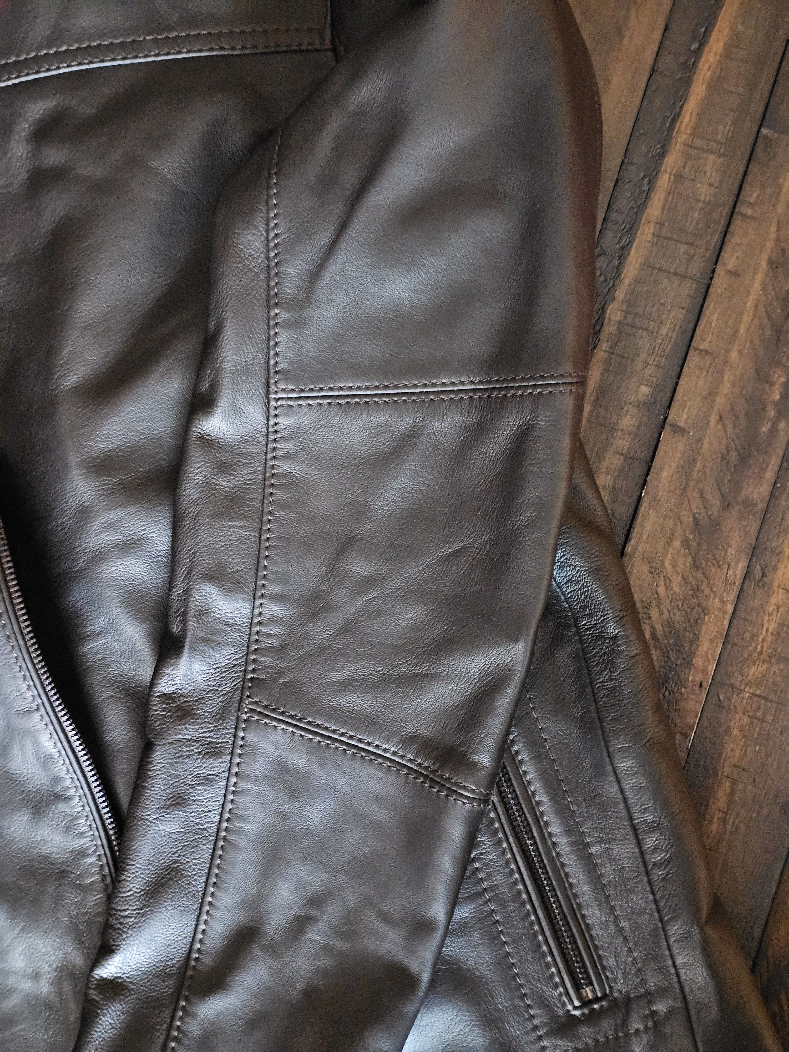 Michael Kors Michael Kors Men's Leather Racer Jacket New with tag Size US S / EU 44-46 / 1 - 10 Thumbnail