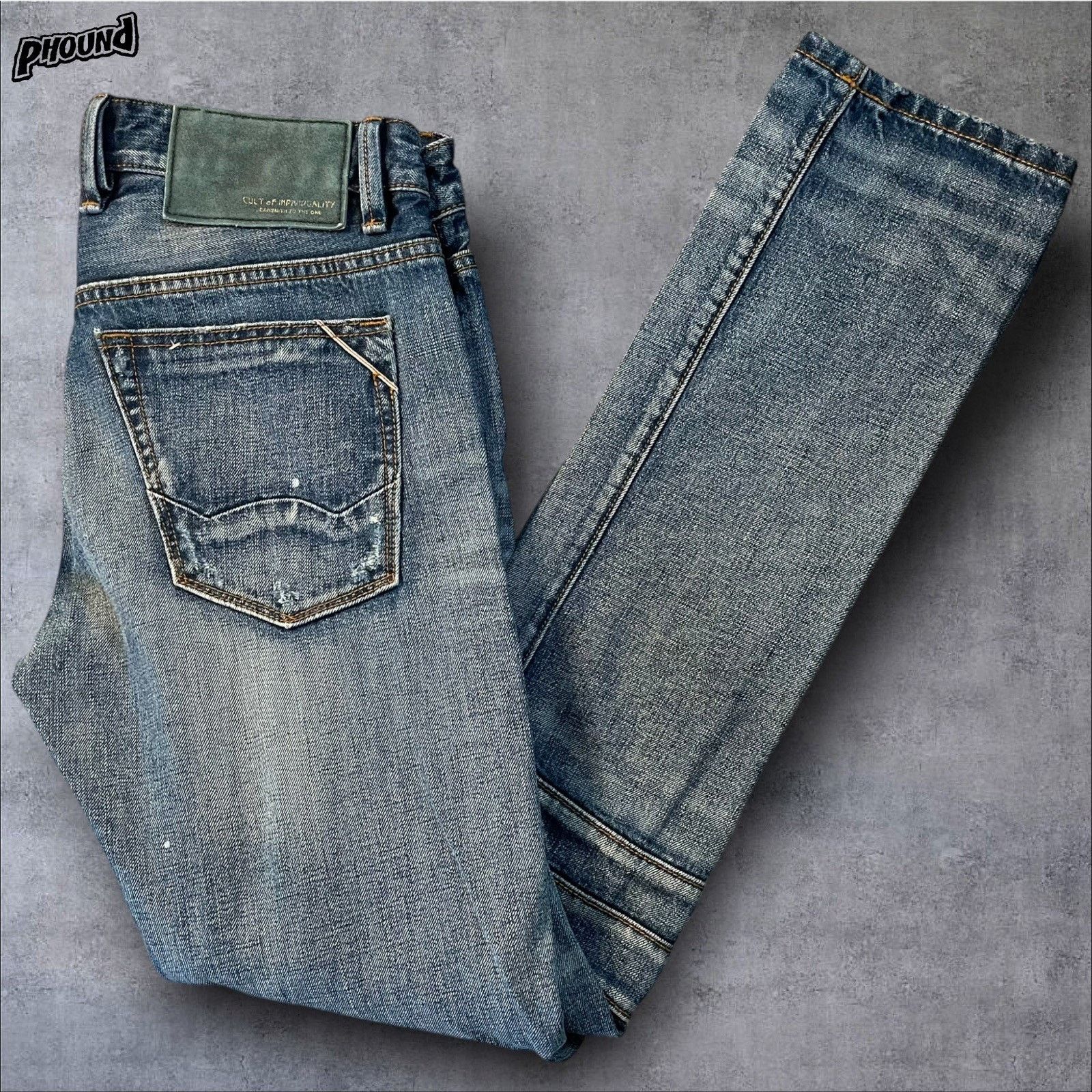 Cult of Individuality Jeans 32x34 Rebel Cycle Moto Selvedge