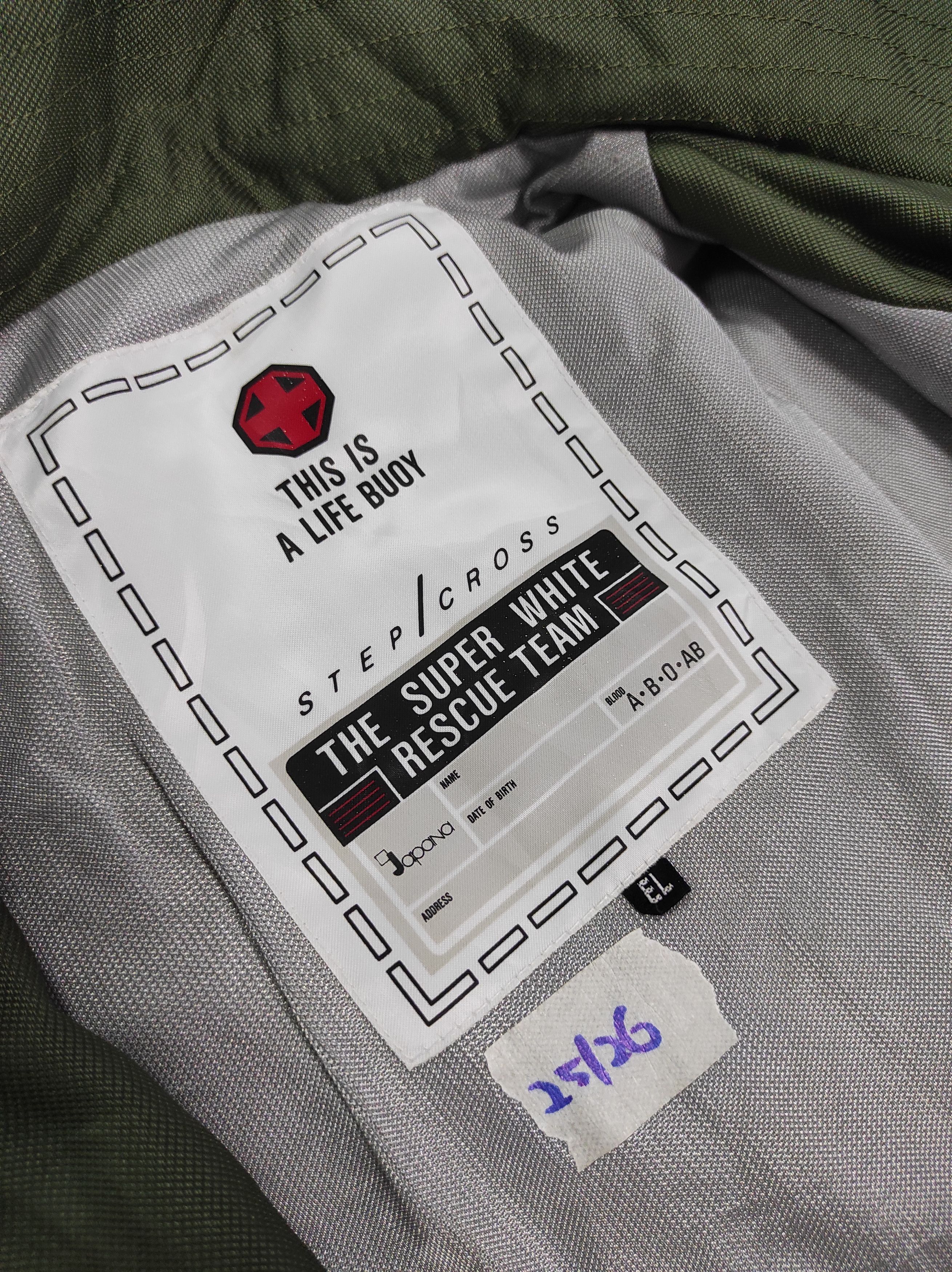 Japanese Brand STEP CROSS LIFE BUOY RESCUE TEAM MULTICOLOUR JACKET HOODED Size US L / EU 52-54 / 3 - 12 Thumbnail