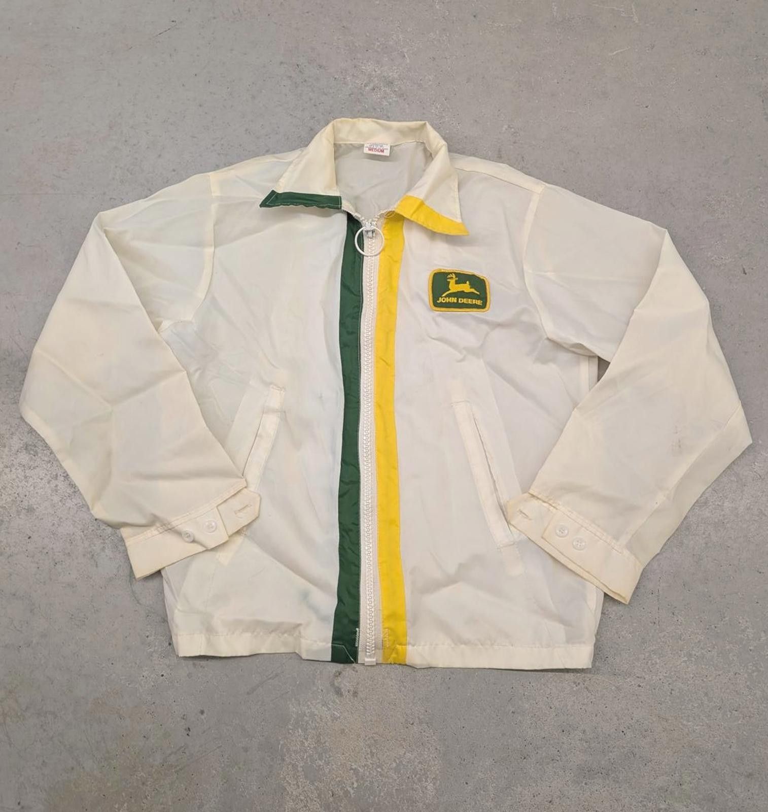 Vintage Vintage 70s John Deere Windbreaker Jacket Cap n Jac USA Size US M / EU 48-50 / 2 - 1 Thumbnail