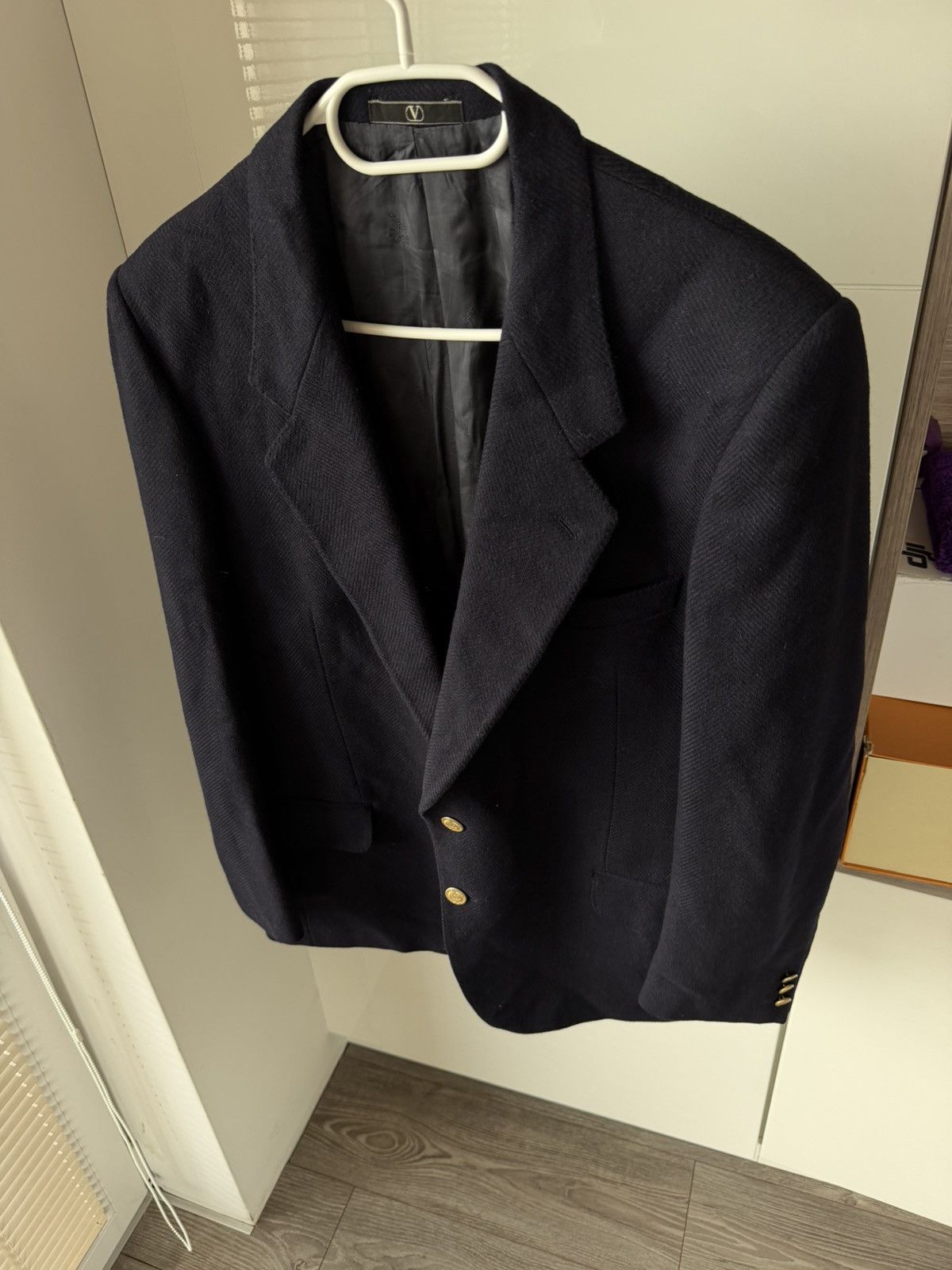 Givenchy Vintage Archival Givenchy Wool/Mohair Luxury Blazer Size 48R - 15 Thumbnail