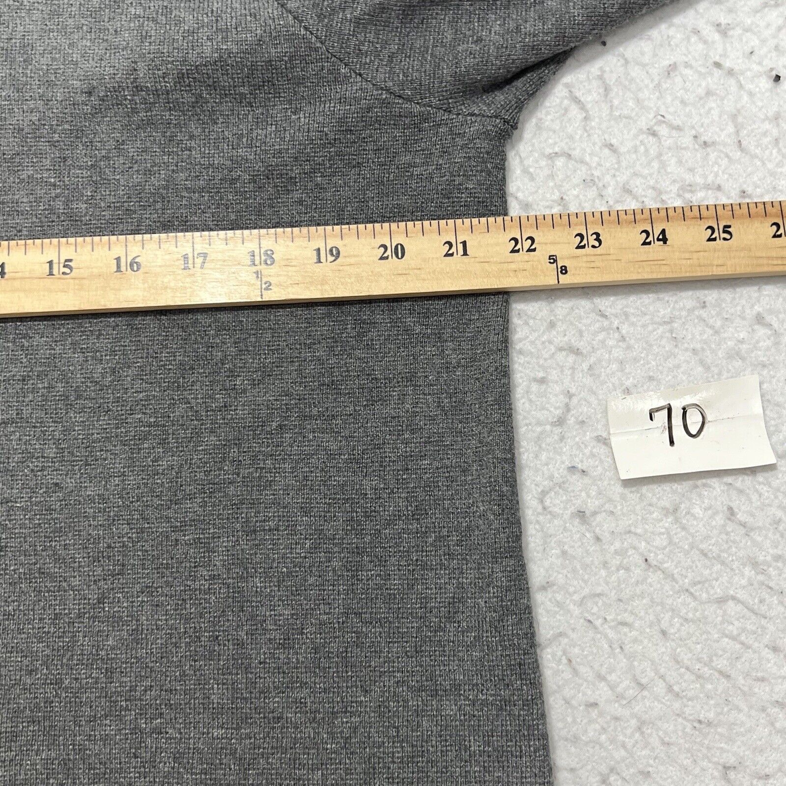 Izod IZOD Bell Sleeve Crewneck Pullover Sweater Gray Black Stripe Size XS / US 0-2 / IT 36-38 - 8 Thumbnail