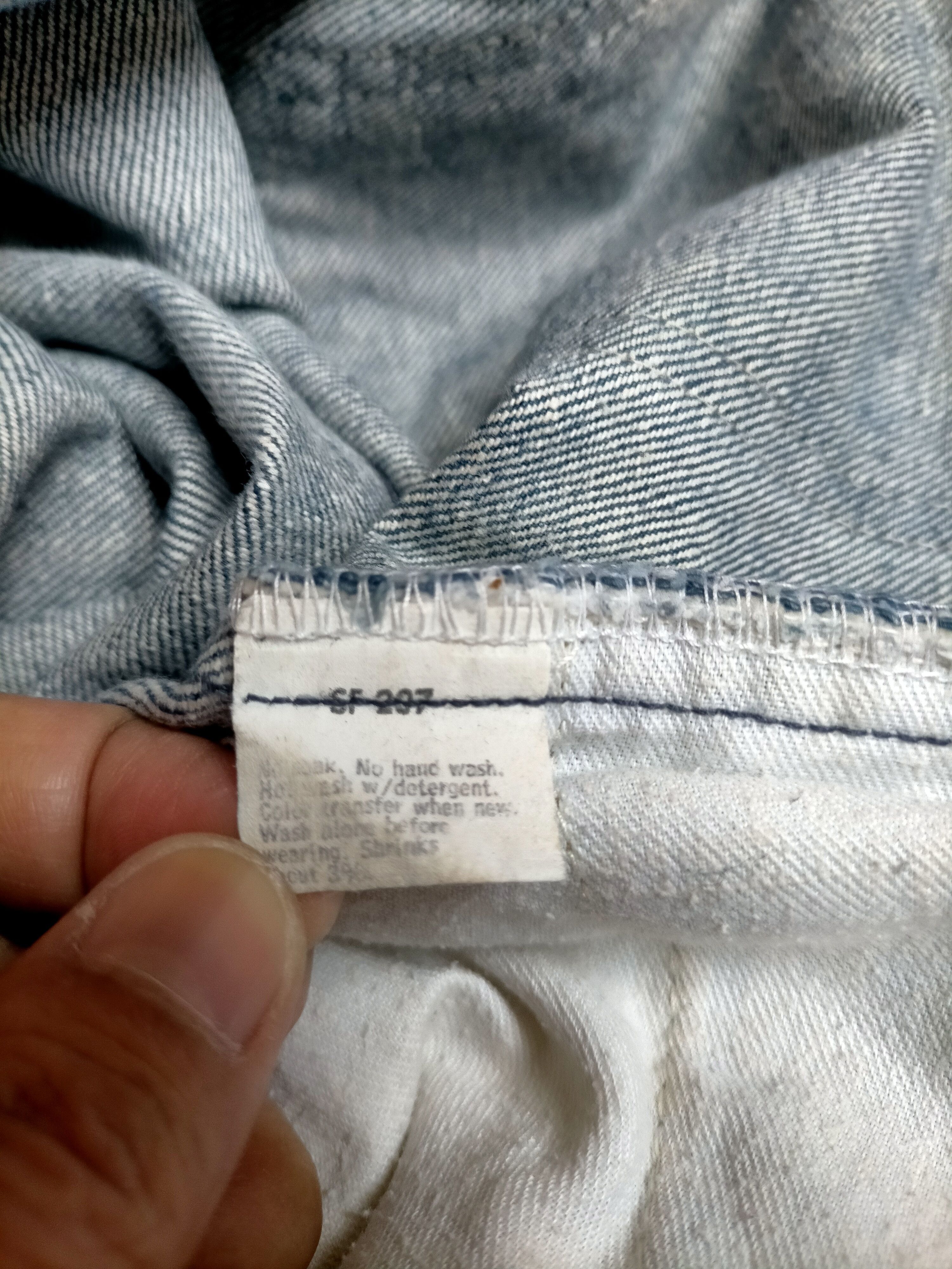 Levi's Vintage Clothing Vintage 80s Levis 505 Button Stamp No.8 Size US 31 - 14 Thumbnail