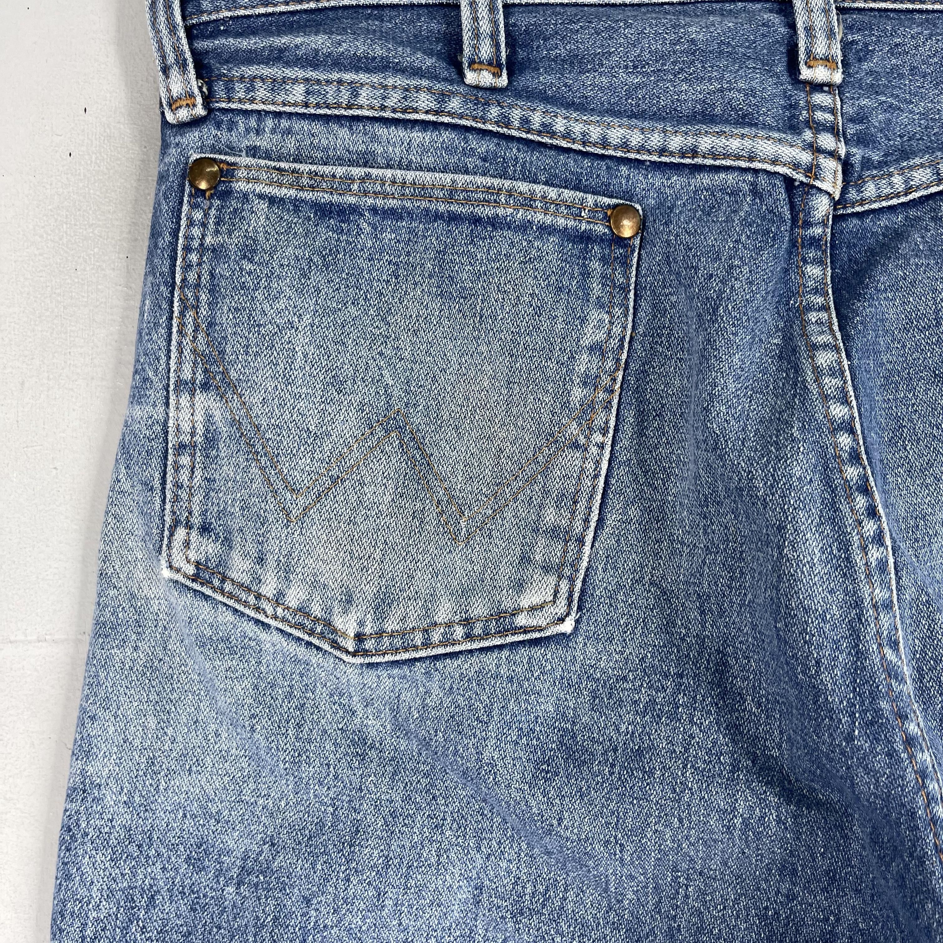 Vintage × Wrangler W32 L31 Vintage Wrangler Dirty High Rise Mid Wash Jeans Size US 32 / EU 48 - 10 Thumbnail