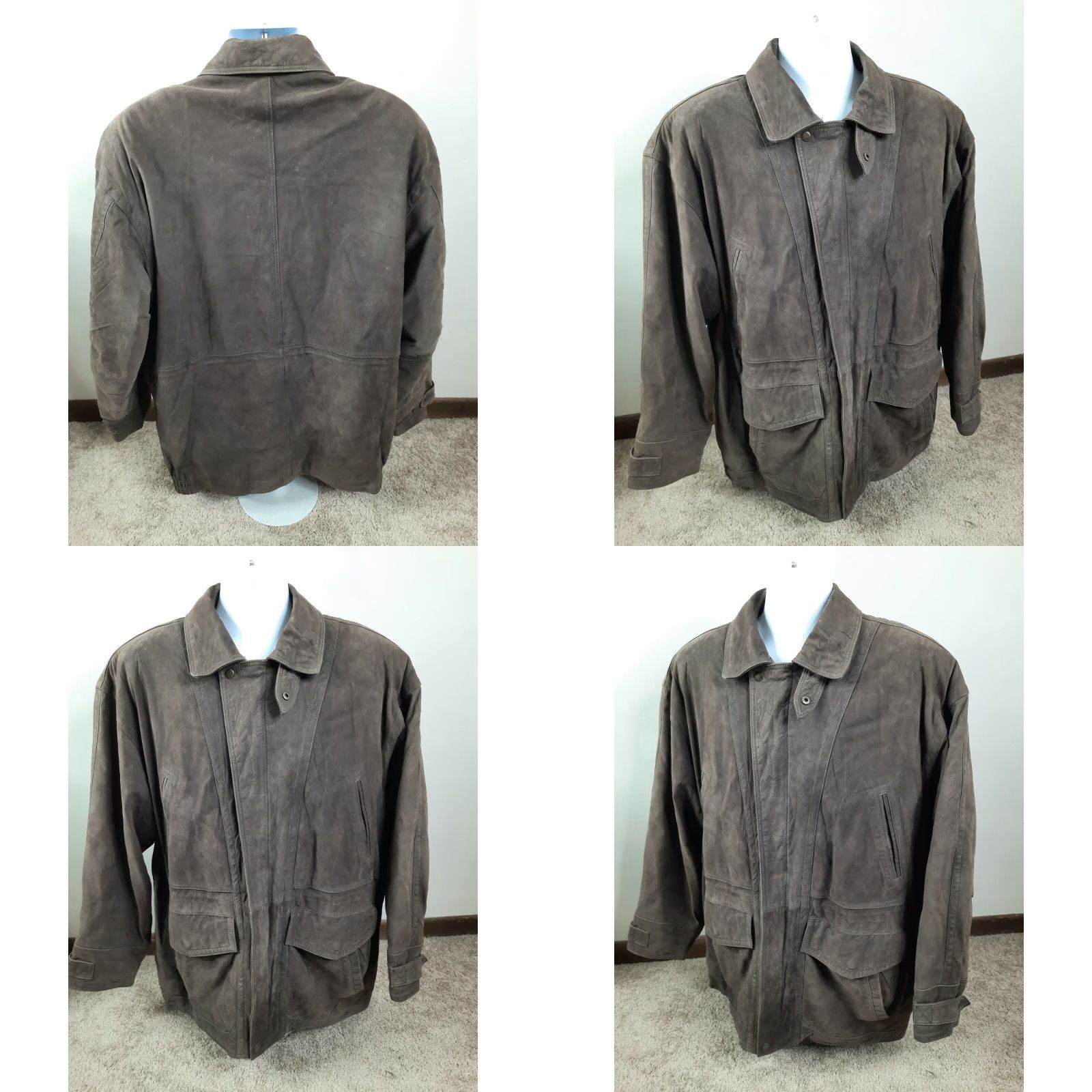 Vintage VINTAGE St. John's Bay Leather Bomber Jacket Men's XL Brown Coat Jacket Size US XL / EU 56 / 4 - 8 Thumbnail