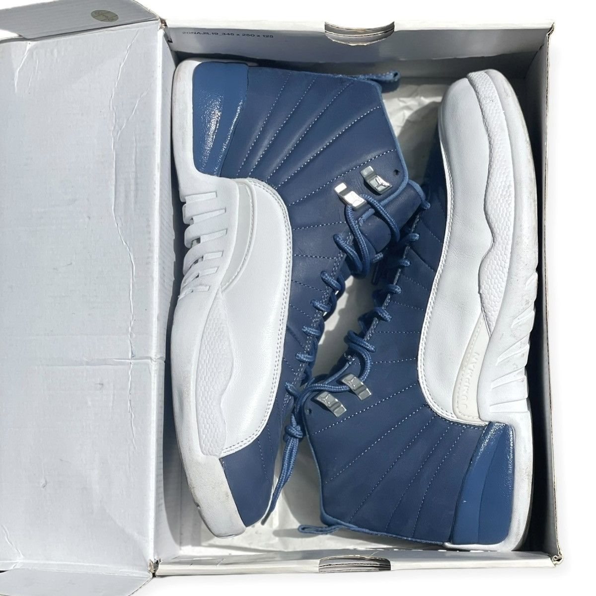 Jordan Brand Nike Air Jordan 12 Retro Indigo Sneakers Size US 11.5 / EU 44-45 - 5 Thumbnail