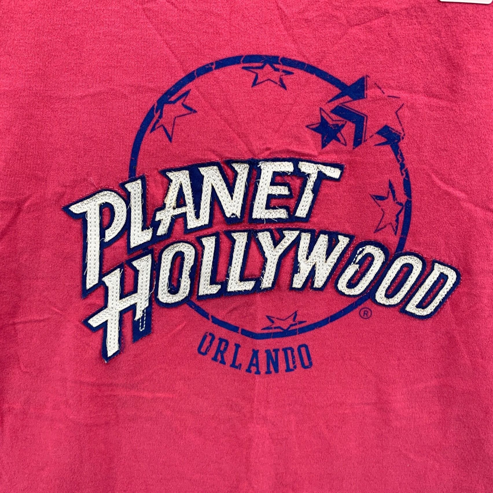 Planet Hollywood VINTAGE Planet Hollywood T-Shirt Women Large Pink Cap Sleeve Short Sleeve NWT Size L / US 10 / IT 46 - 7 Thumbnail