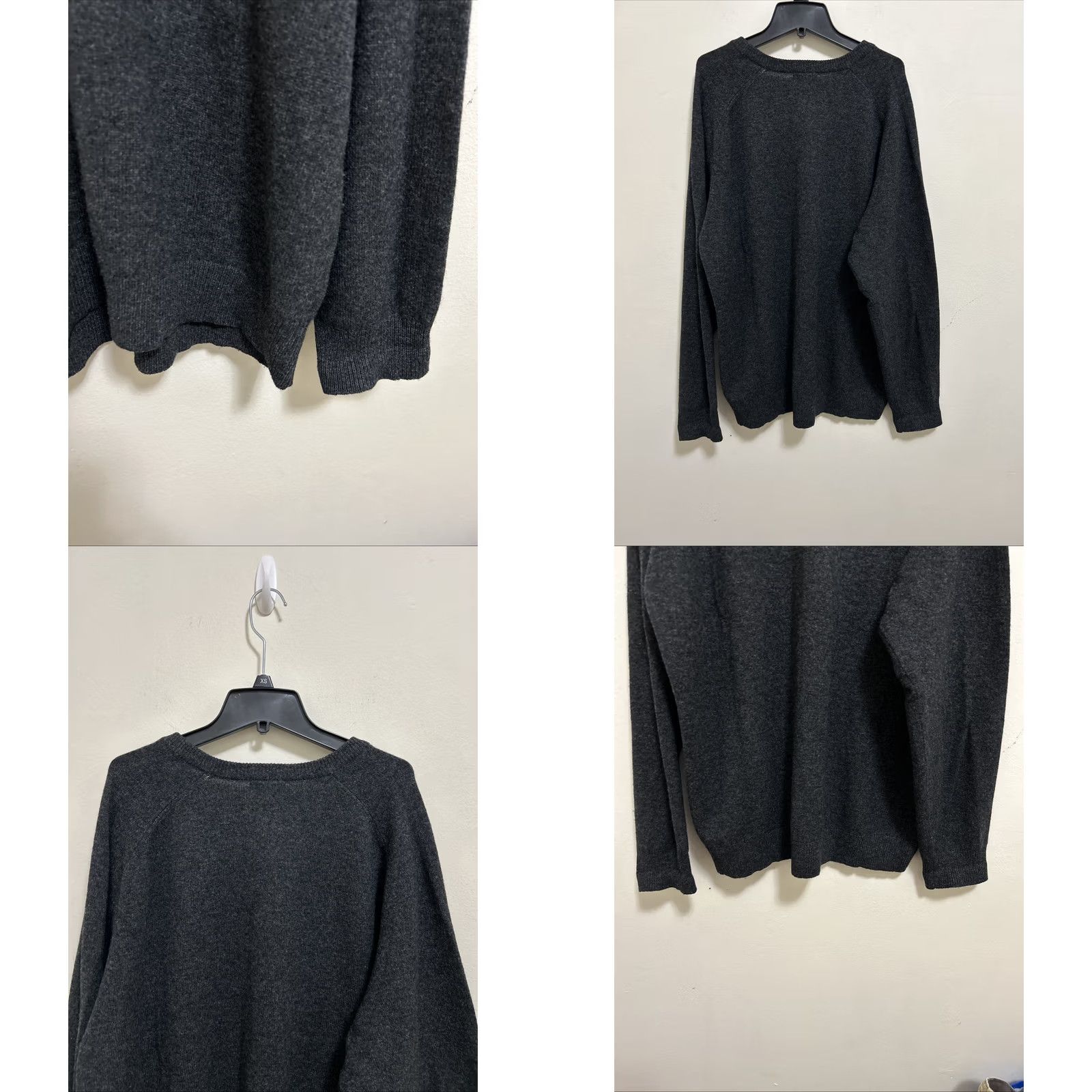 Vintage VINTAGE LL Bean Sweater Mens XL Gray 100% Lambs Wool V-Neck Long Sleeve Pullover Classic Preppy Warm Wool 264789 Mens Size US XL / EU 56 / 4 - 8 Thumbnail