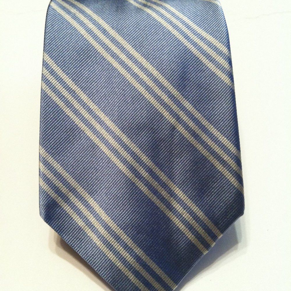 Robert Talbott ROBERT TALBOTT MENS NEW SKY BLUE SILK TIE WIDTH: 3 3/4" Size ONE SIZE - 2 Thumbnail