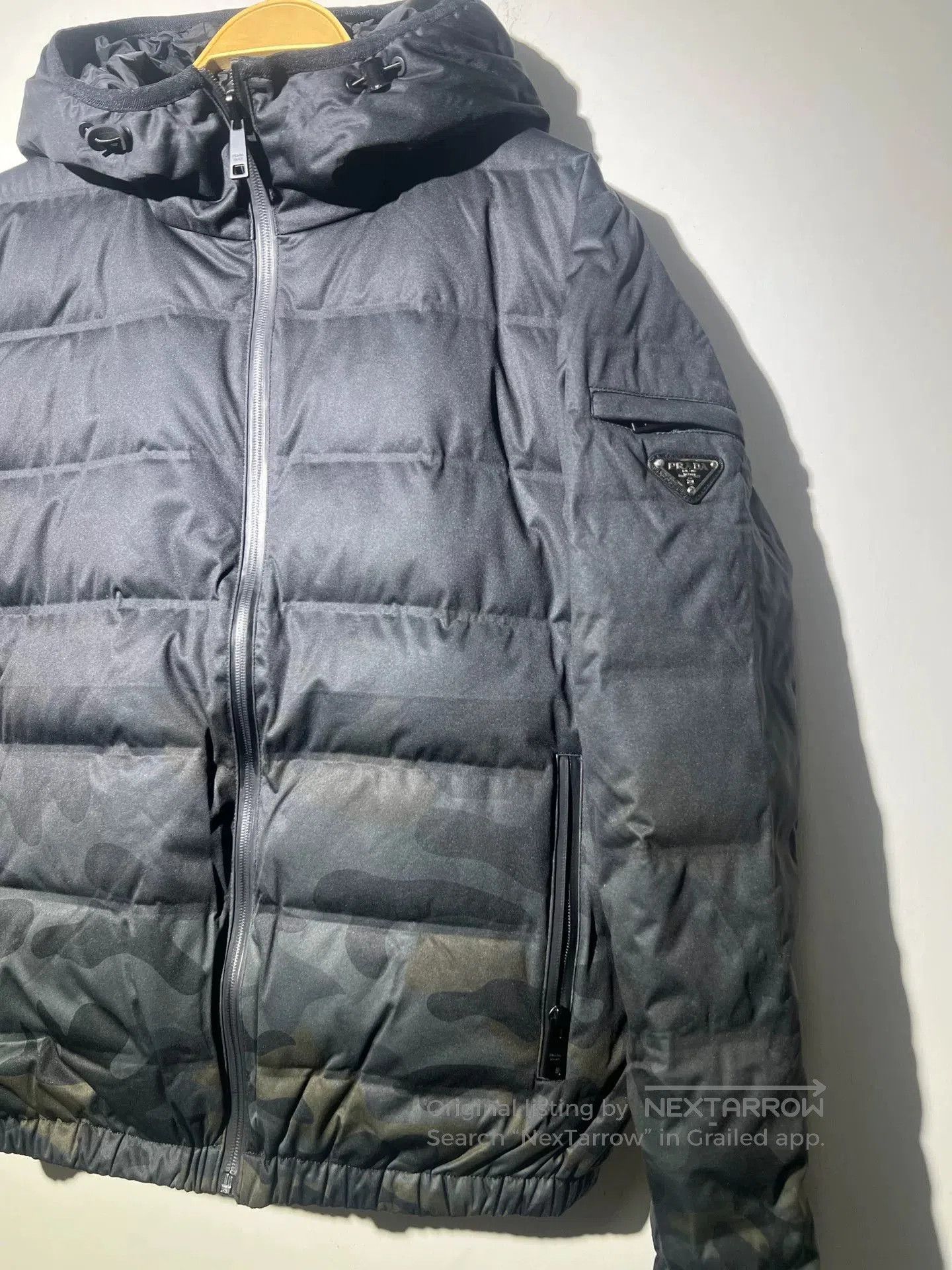 Prada PRADA Reversible Down Jacket Black Camouflage. Size US L / EU 52-54 / 3 - 3 Thumbnail