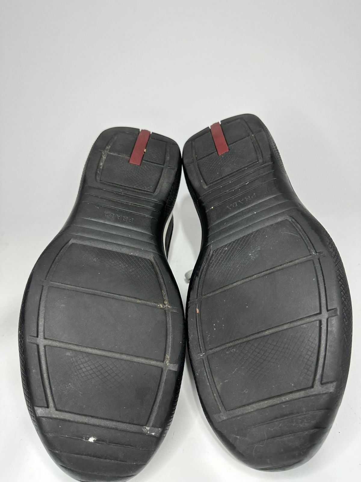 Prada Prada America’s Cup Black Leather And Grey Mesh Sneakers. Size US 11.5 / EU 44-45 - 13 Thumbnail