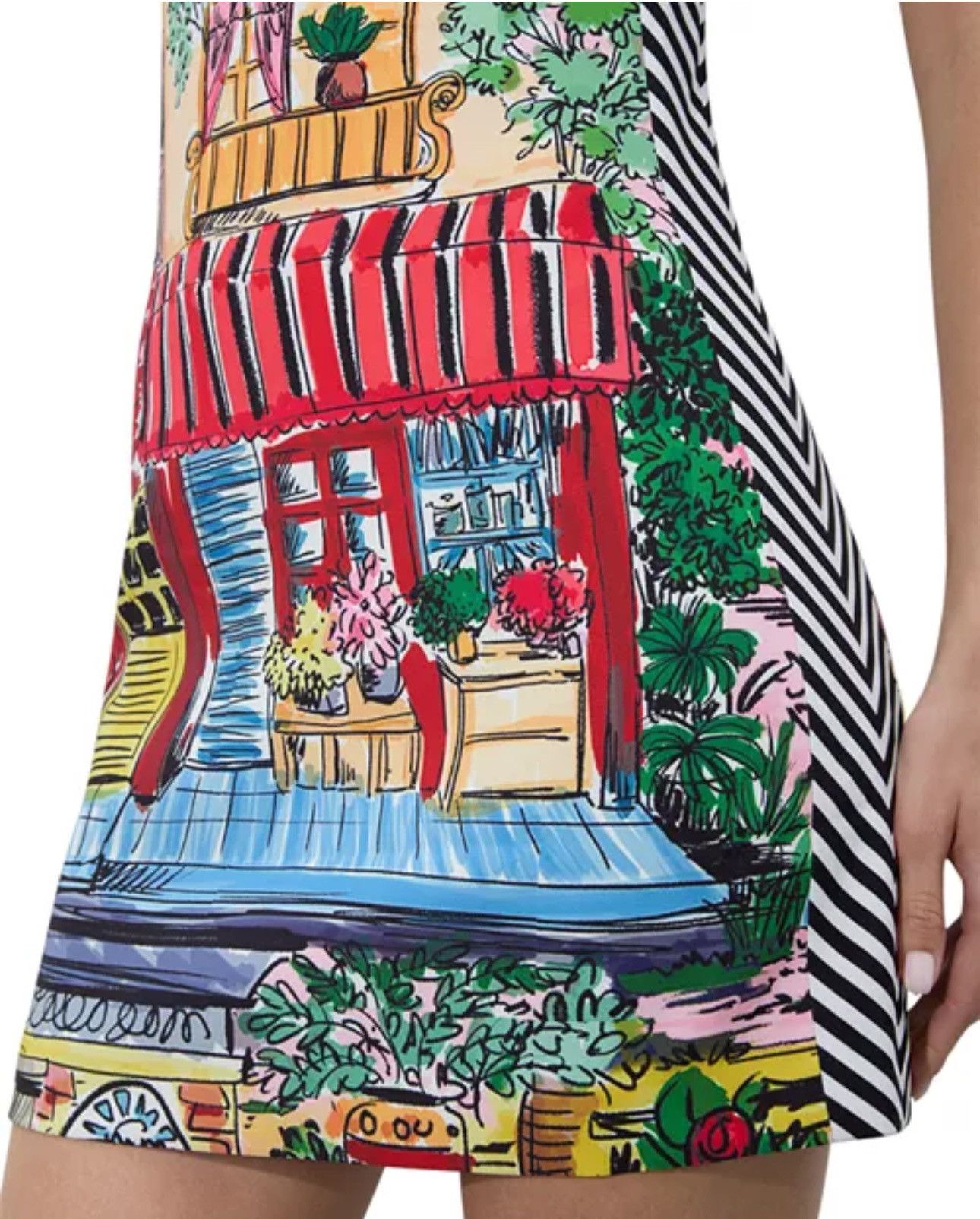 Alice + Olivia Alice and Olivia Coley Sleeveless Mini Dress Size M / US 6-8 / IT 42-44 - 4 Thumbnail