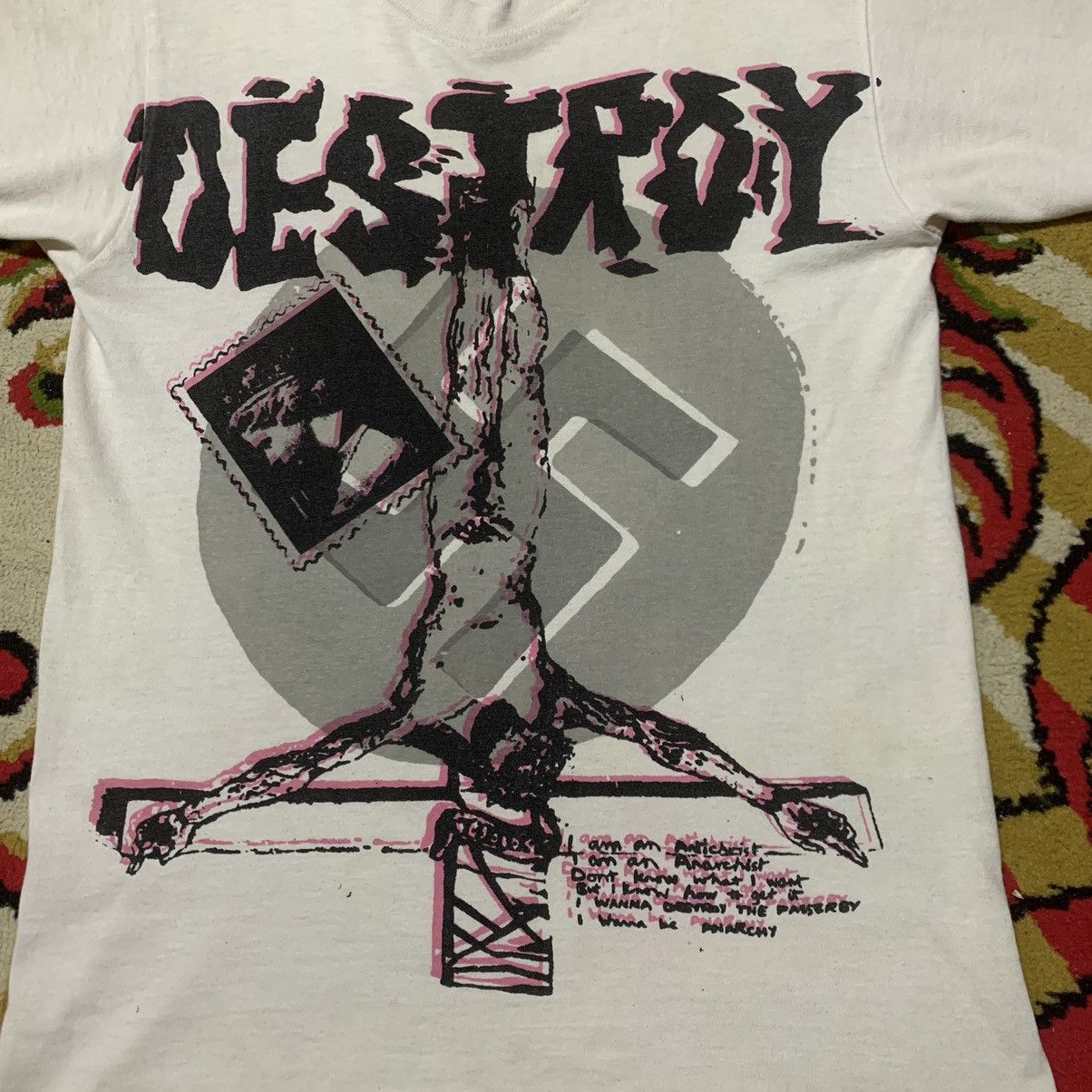 Band Tees × Seditionaries × Vintage 💥Vintage 00s DESTR0Y SEDITI0NARIES Punk Tees Size US S / EU 44-46 / 1 - 2 Thumbnail
