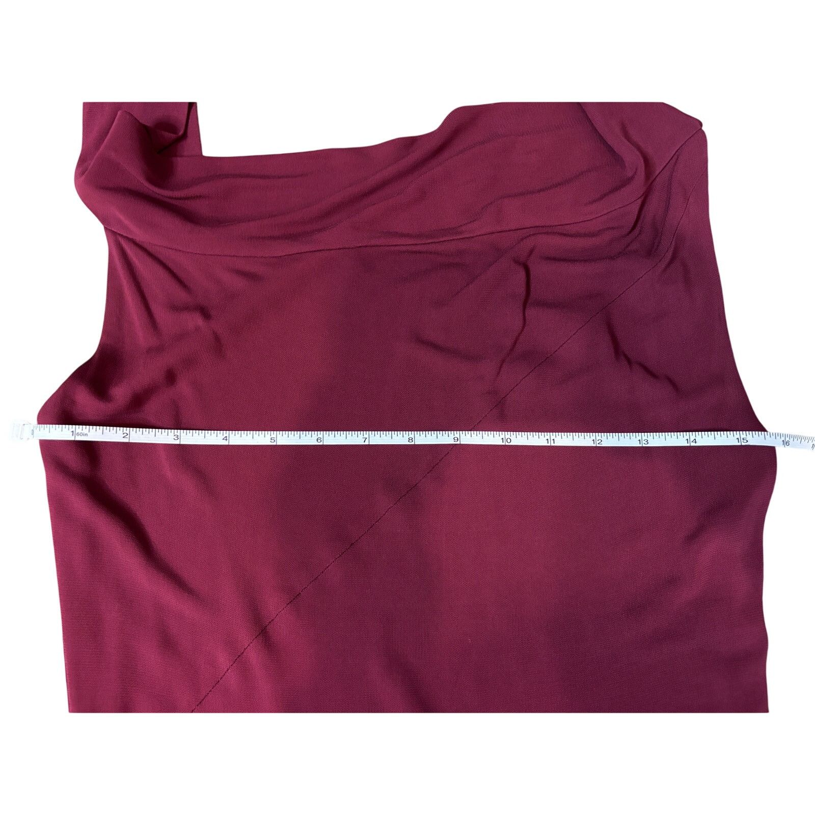 Narciso Rodriguez Narciso Rodriguez Burgundy Midi Dress Size 44 Size M / US 6-8 / IT 42-44 - 10 Thumbnail