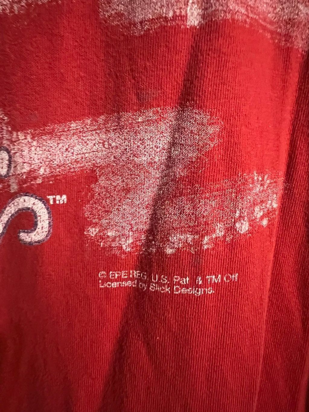 Jerzees Men's Jerzees Elvis Presley Short Sleeve Tee L Red White Size US L / EU 52-54 / 3 - 3 Thumbnail