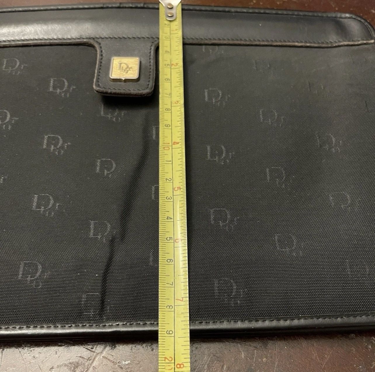Dior Dior Designer Luxury Nylon Leather Clutch Bag RARE Pre-Owned Size ONE SIZE - 15 Thumbnail