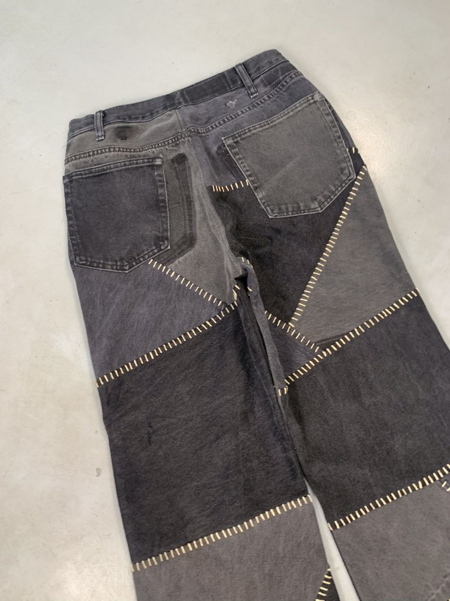Levi's upcycled levis hand stitch printed baggy fit denim Size US 30 / EU 46 - 4 Thumbnail