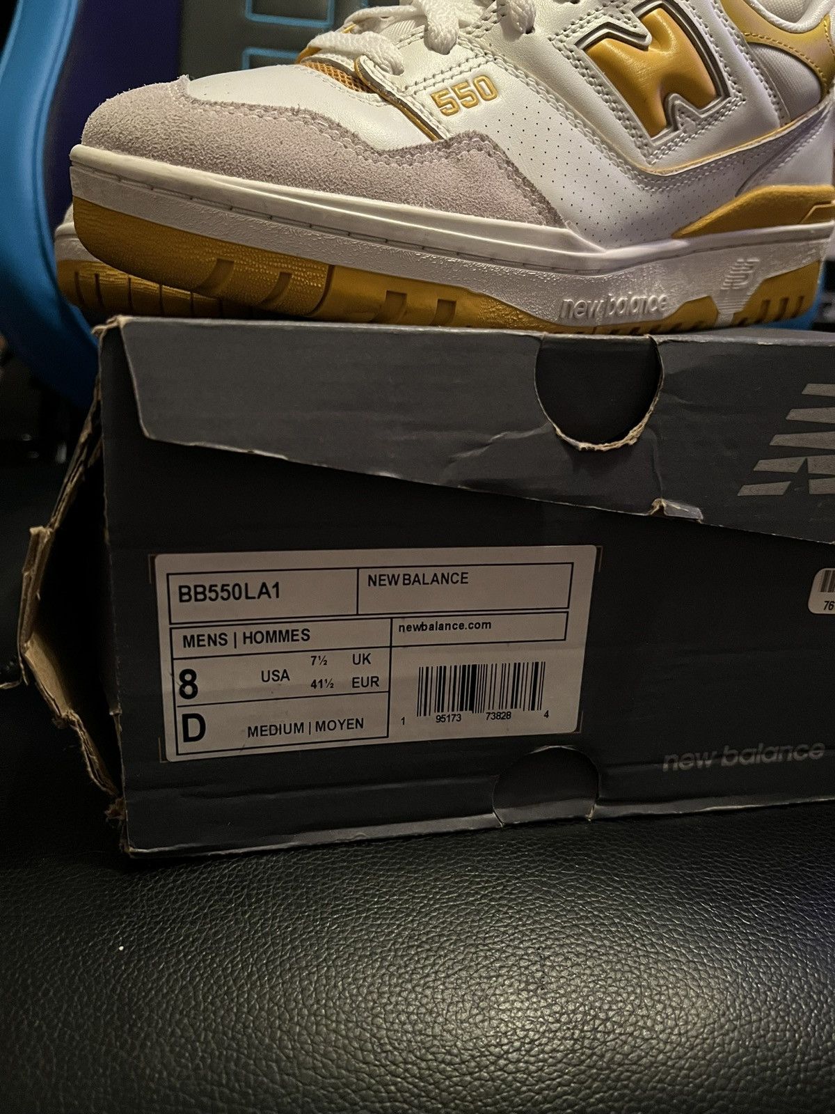 New Balance New Balance 550 Varsity Gold Size US 8 / EU 41 - 7 Thumbnail