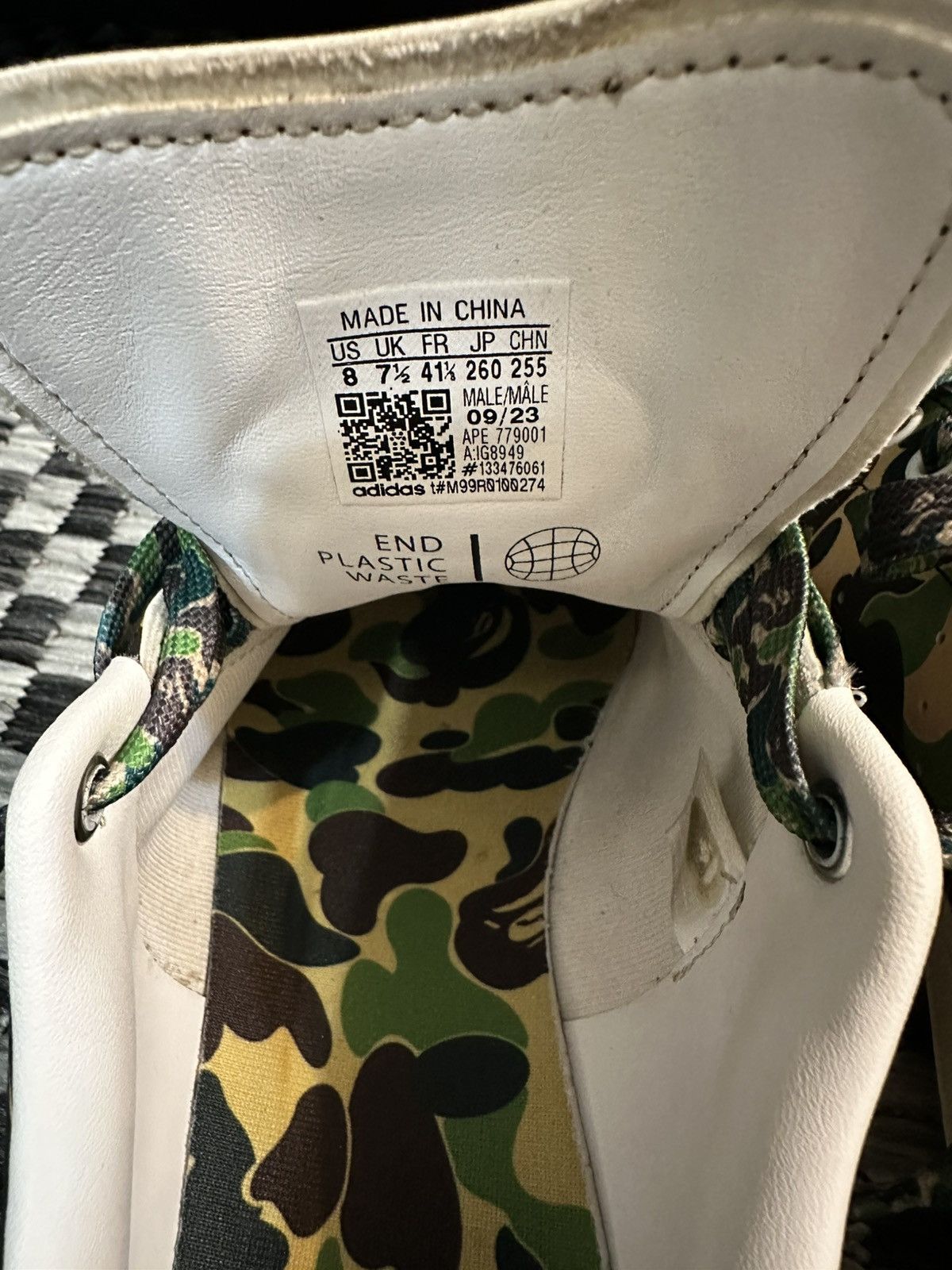 Adidas × Bape Adidas x Bape Stan Smith 30th Anniversary Size US 8 / EU 41 - 6 Thumbnail