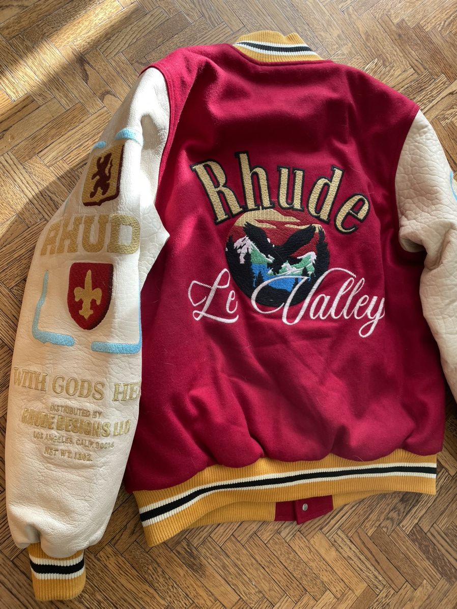 Rhude Rhude Bull Market Embroidered Varsity Jacket Size US XL / EU 56 / 4 - 12 Thumbnail