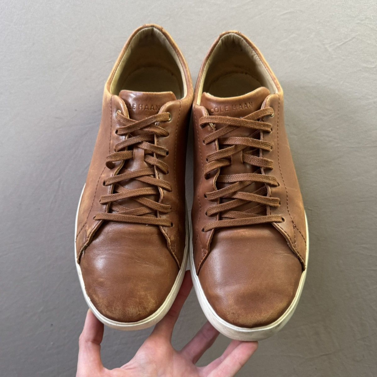 Cole Haan Cole Haan Grand Crosscourt Il Leather Sneakers Size US 10 / EU 43 - 3 Thumbnail