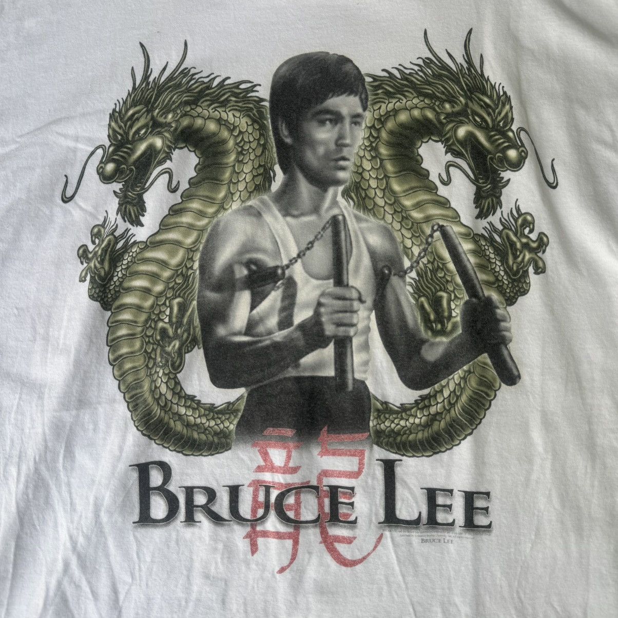 Other Vintage Y2K Bruce Lee Dragon Graphic Tee Size US XL / EU 56 / 4 - 2 Thumbnail