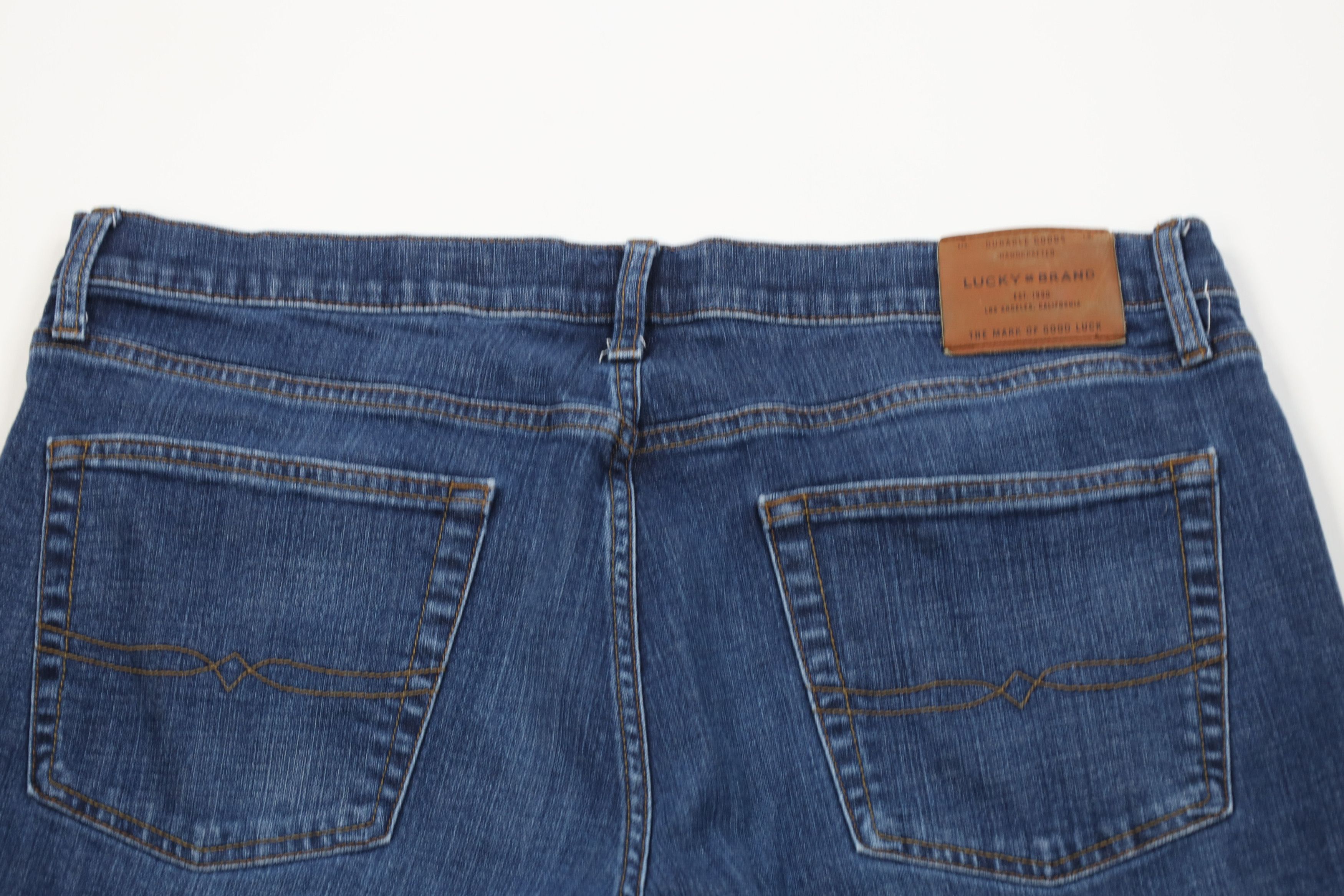 Lucky Brand Vintage Y2K Lucky Brand 221 Straight Leg Denim Jeans Blue Size US 38 / EU 54 - 10 Thumbnail
