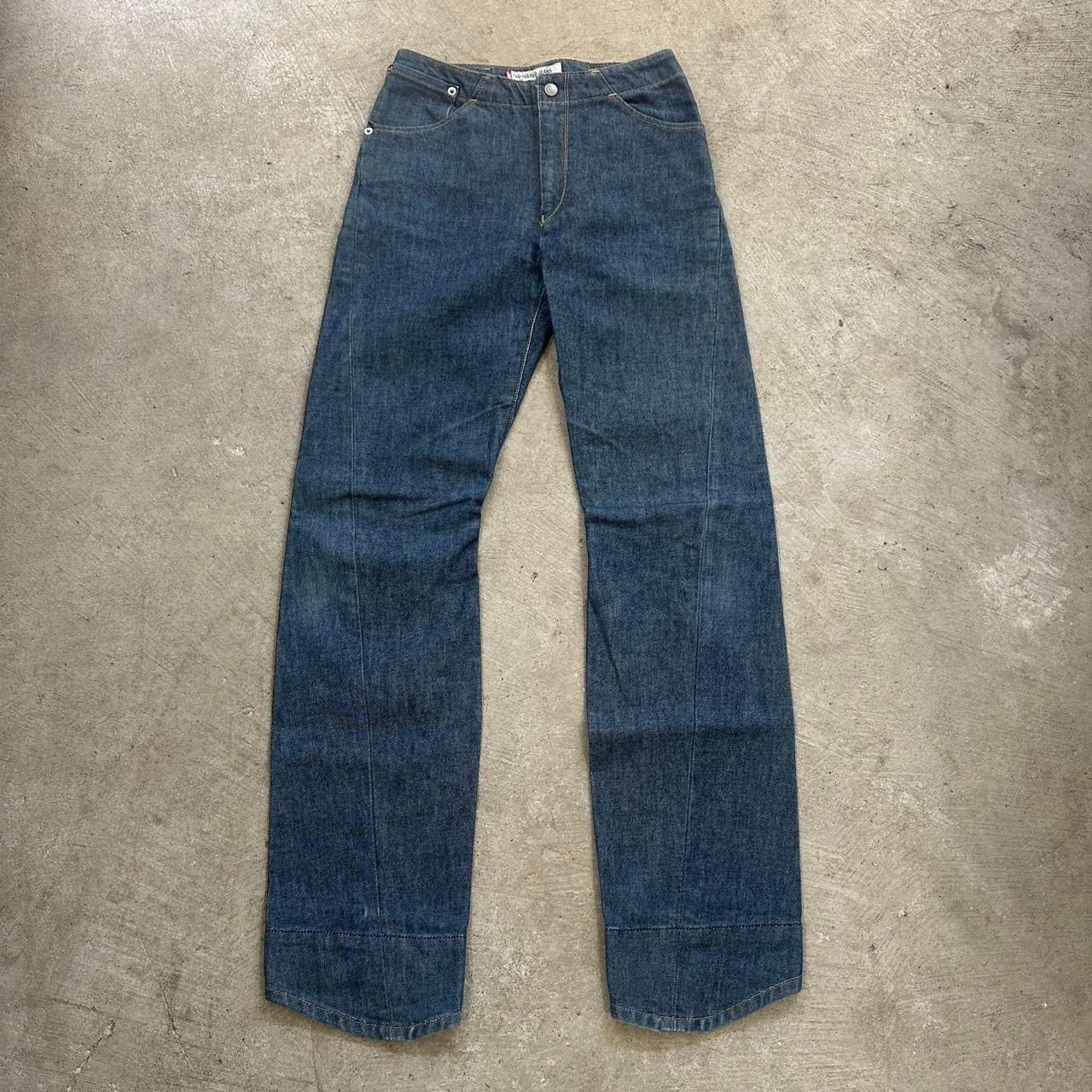 Levi's Levi’s Engineered Slim Jeans Japan Women 26x31 Dark Wash Size 26" / US 2 / IT 38 - 2 Thumbnail