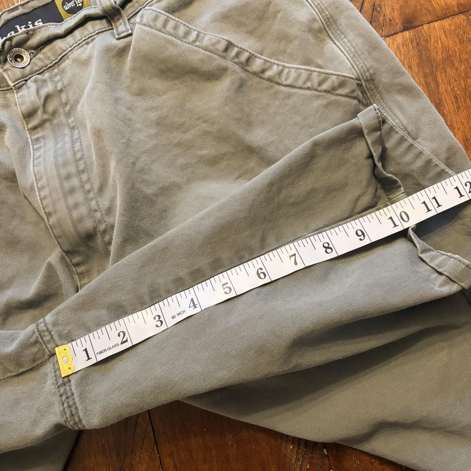 Levi's Vintage Levis SilverTab Shorts Mens 36 Green 11 Inseam 90s Size US 36 / EU 52 - 8 Thumbnail