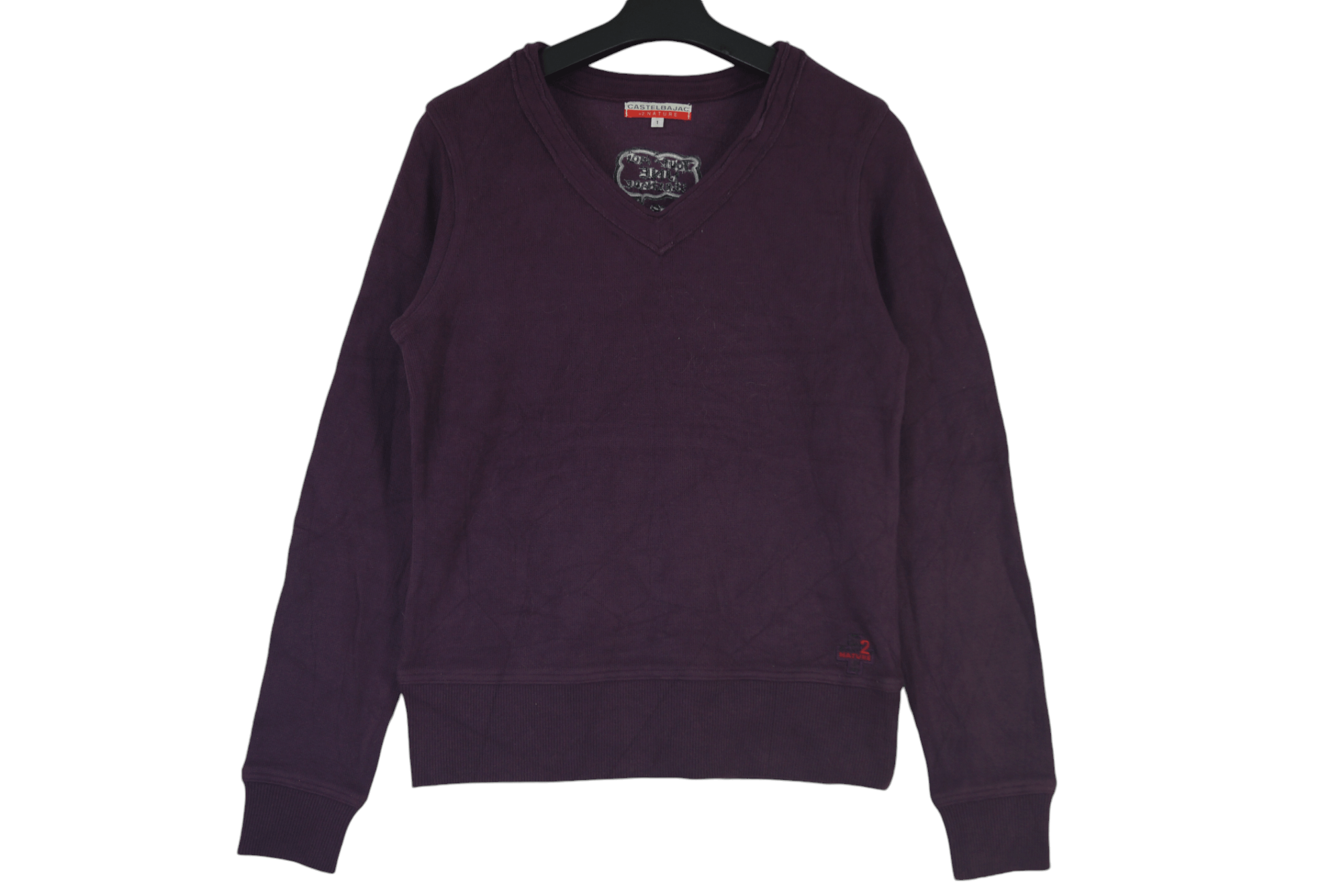 Jean Charles De Castelbajac × Vintage Sweatshirt Castelbajac V Neck Nice Design Size US XS / EU 42 / 0 - 1 Thumbnail