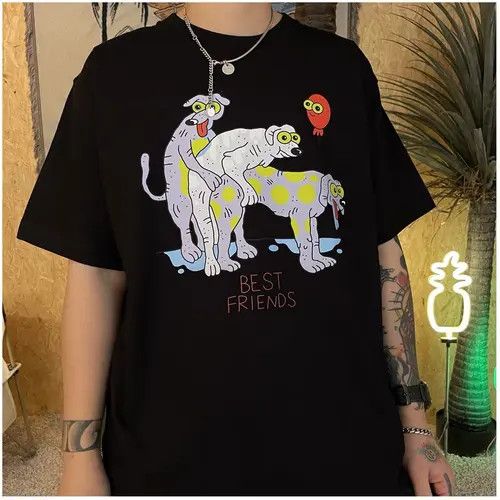Vintage Retro punk t shirt Size US L / EU 52-54 / 3 - 6 Thumbnail