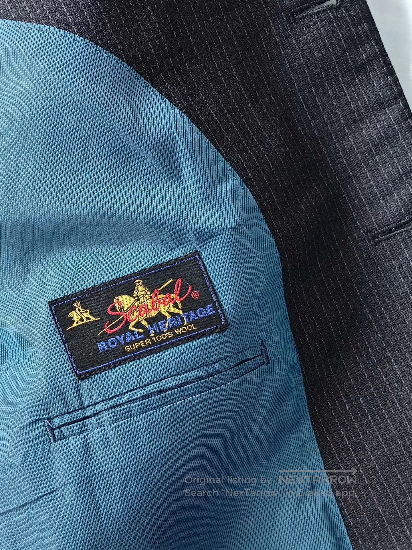 SCABAL Custom SCABAL Gray Wool Suit Jacket. Size US XL / EU 56 / 4 - 7 Thumbnail