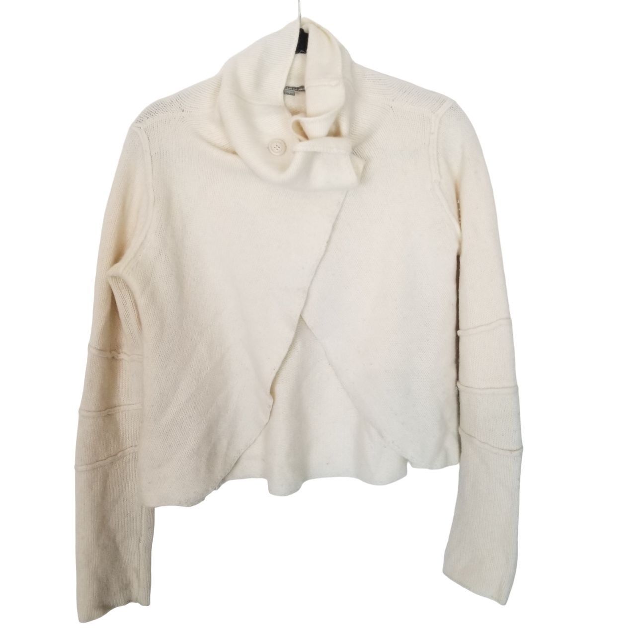 James Perse James Perse LA 1 Cashmere Cropped Cut Away Cardigan | Grailed