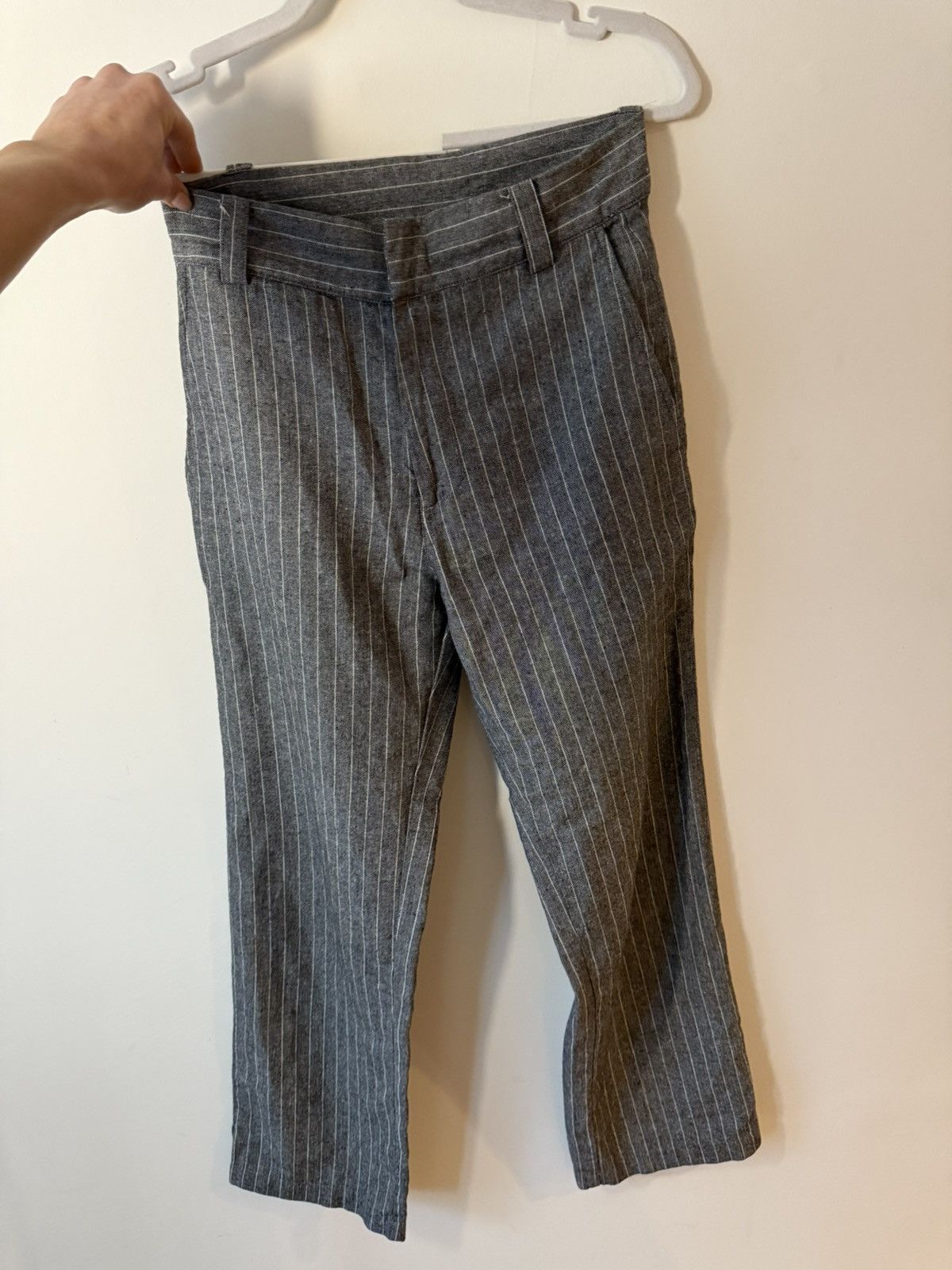Vintage Striped Work Pants Size 25" / US 0 / IT 36 - 4 Thumbnail